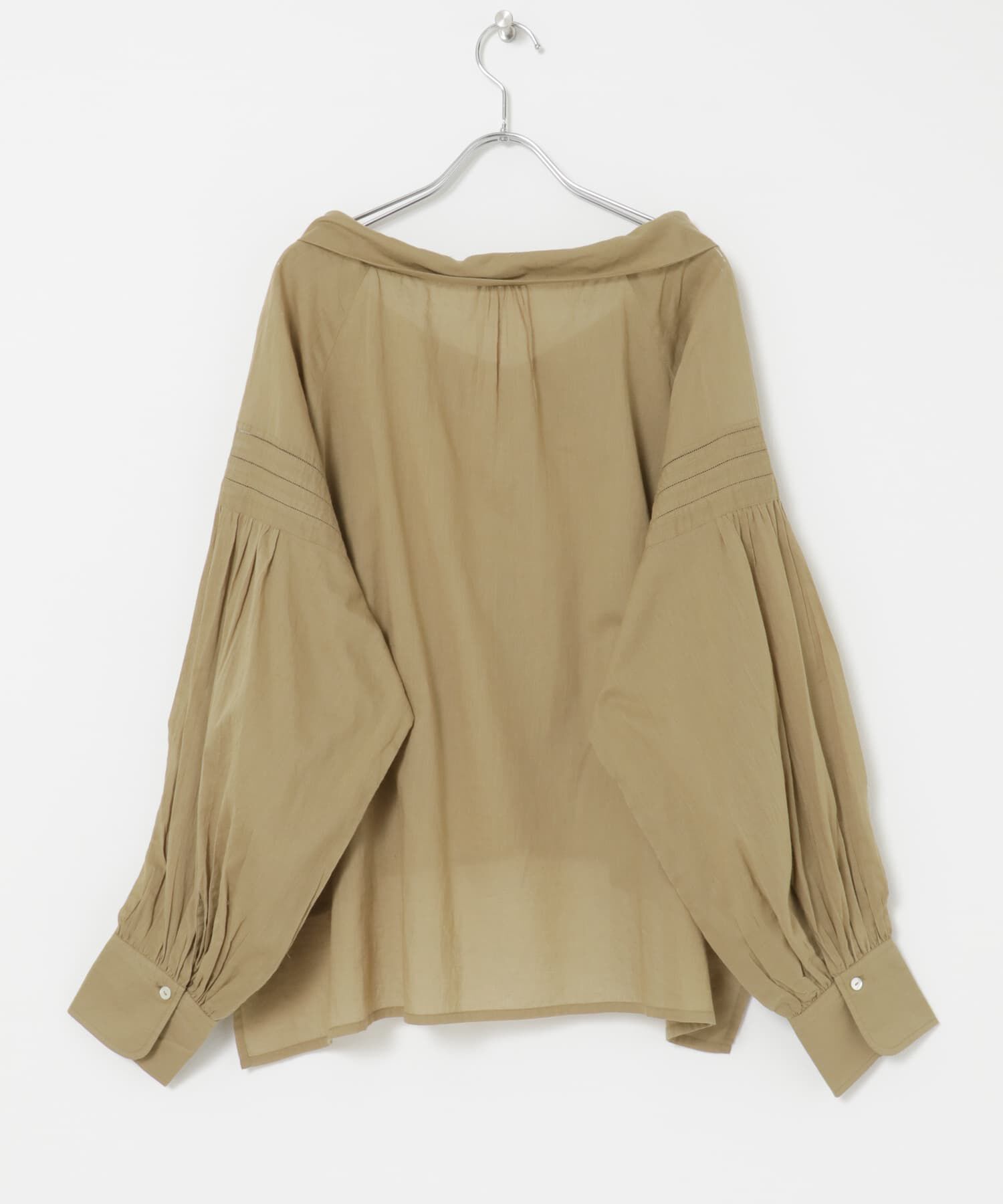 URBAN RESEARCH「コットンボイルフリルカラーブラウス」|シャツ・ブラウス|