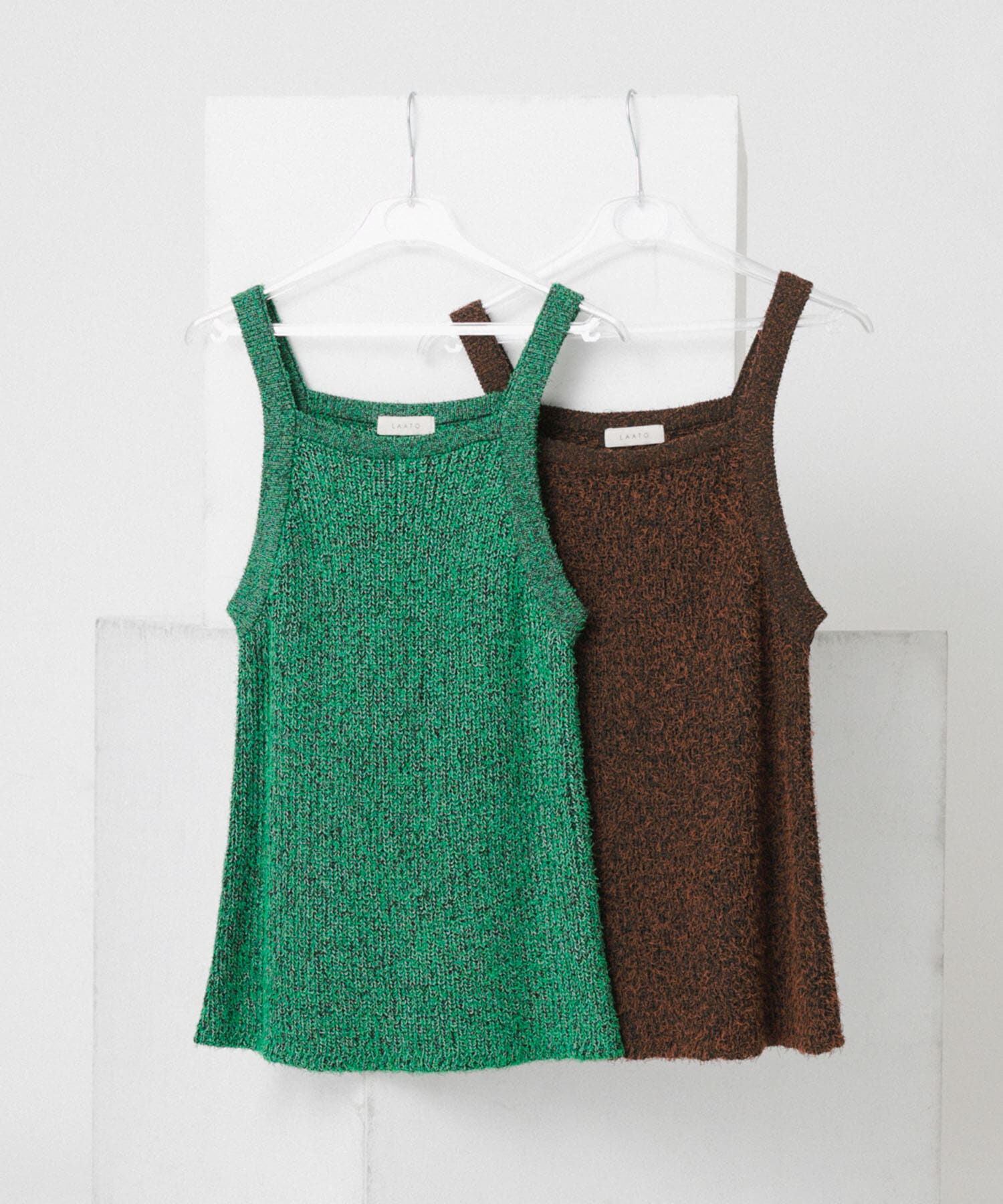 LAATO「mosa knit camisole」|キャミソール|