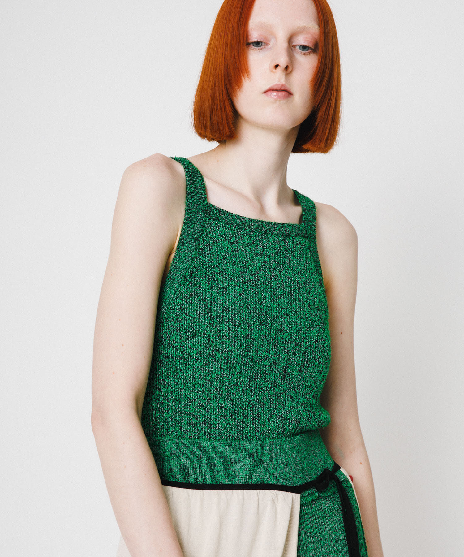 LAATO「mosa knit camisole」|キャミソール|