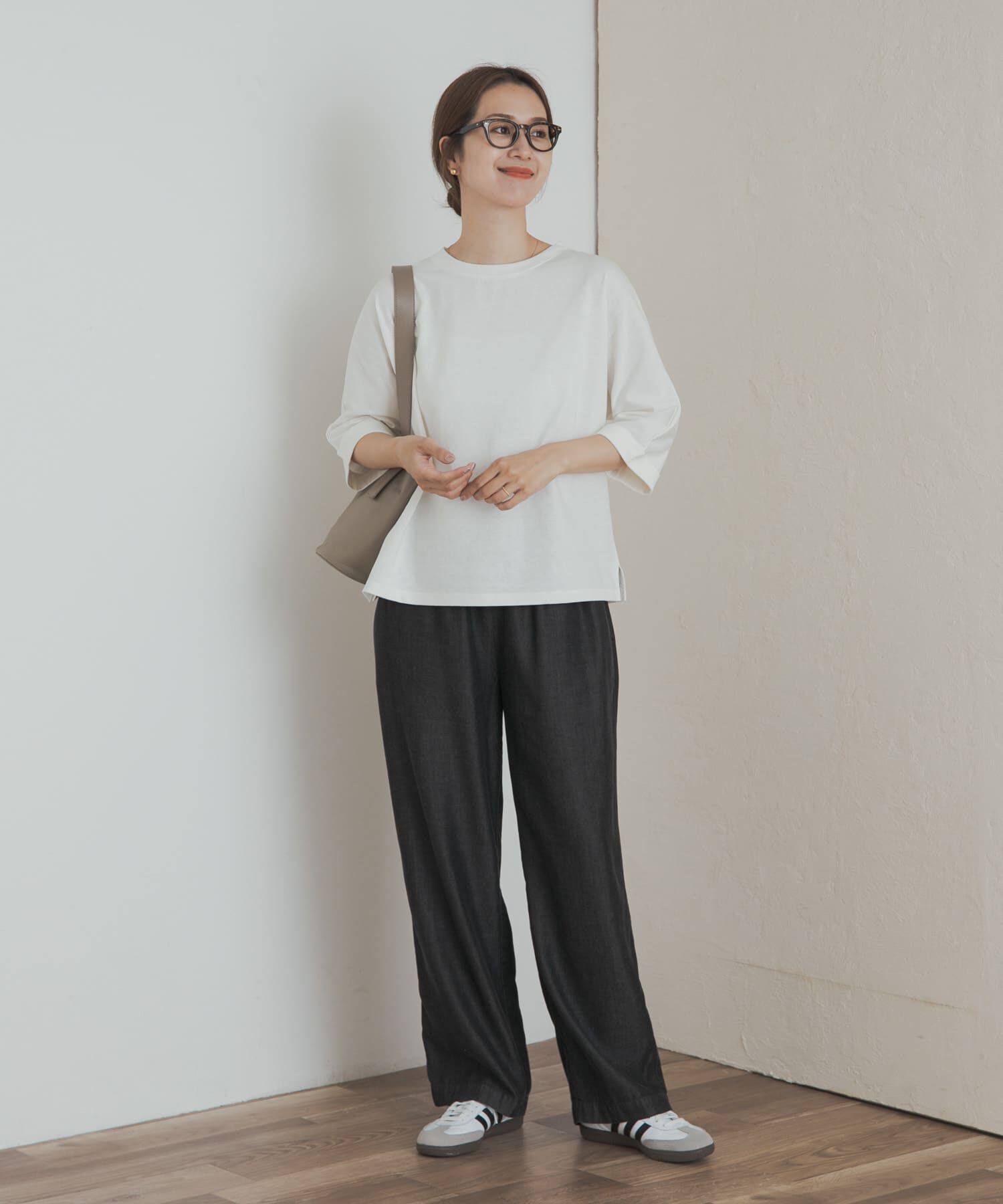 URBAN RESEARCH DOORS「『UR TECH』ドルマンロールスリーブTシャツ」|Tシャツ・カットソー|