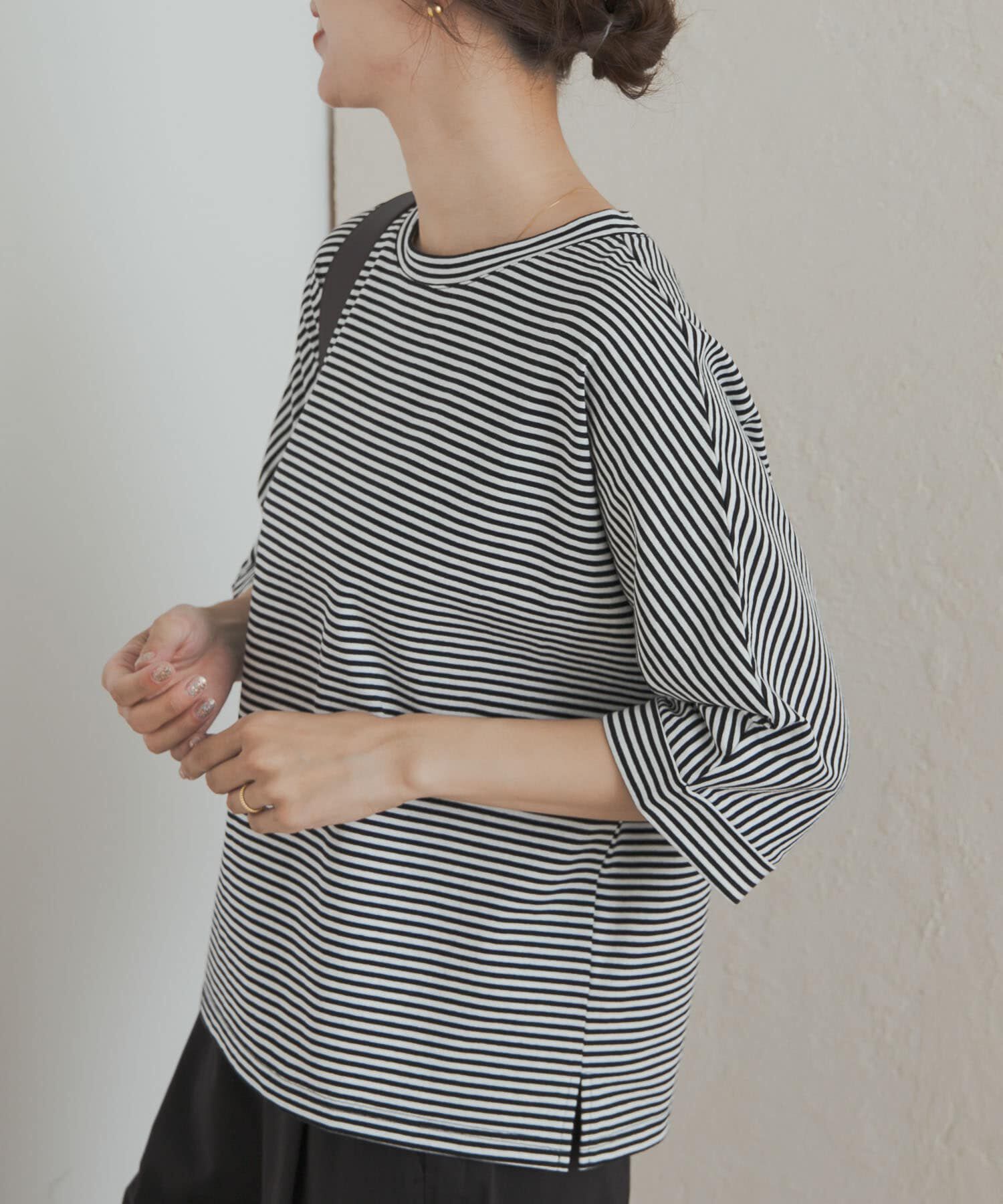 URBAN RESEARCH DOORS「『UR TECH』ドルマンロールスリーブTシャツ」|Tシャツ・カットソー|