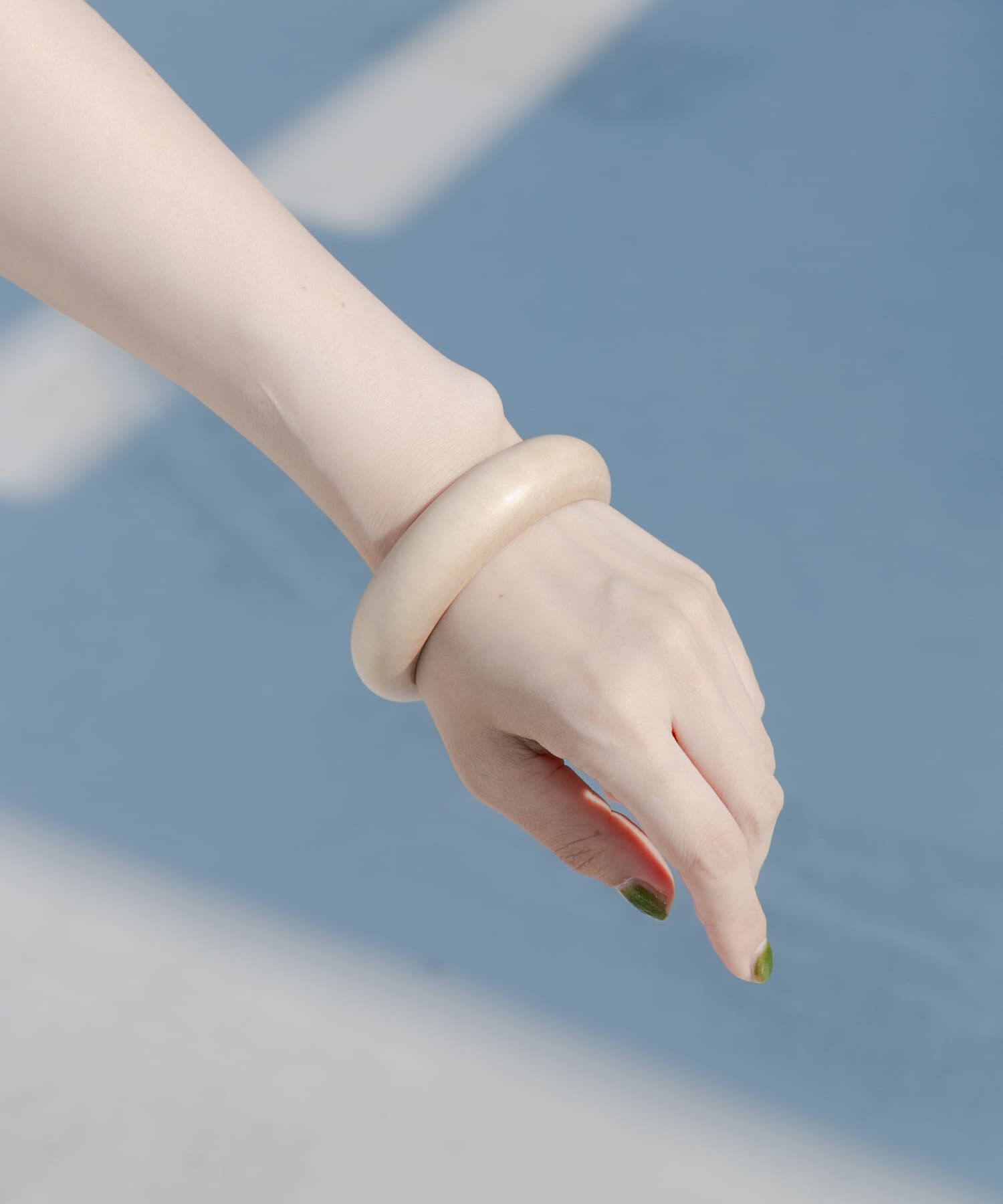 SMELLY「ウッドラウンドバングル」|ブレスレット・バングル|