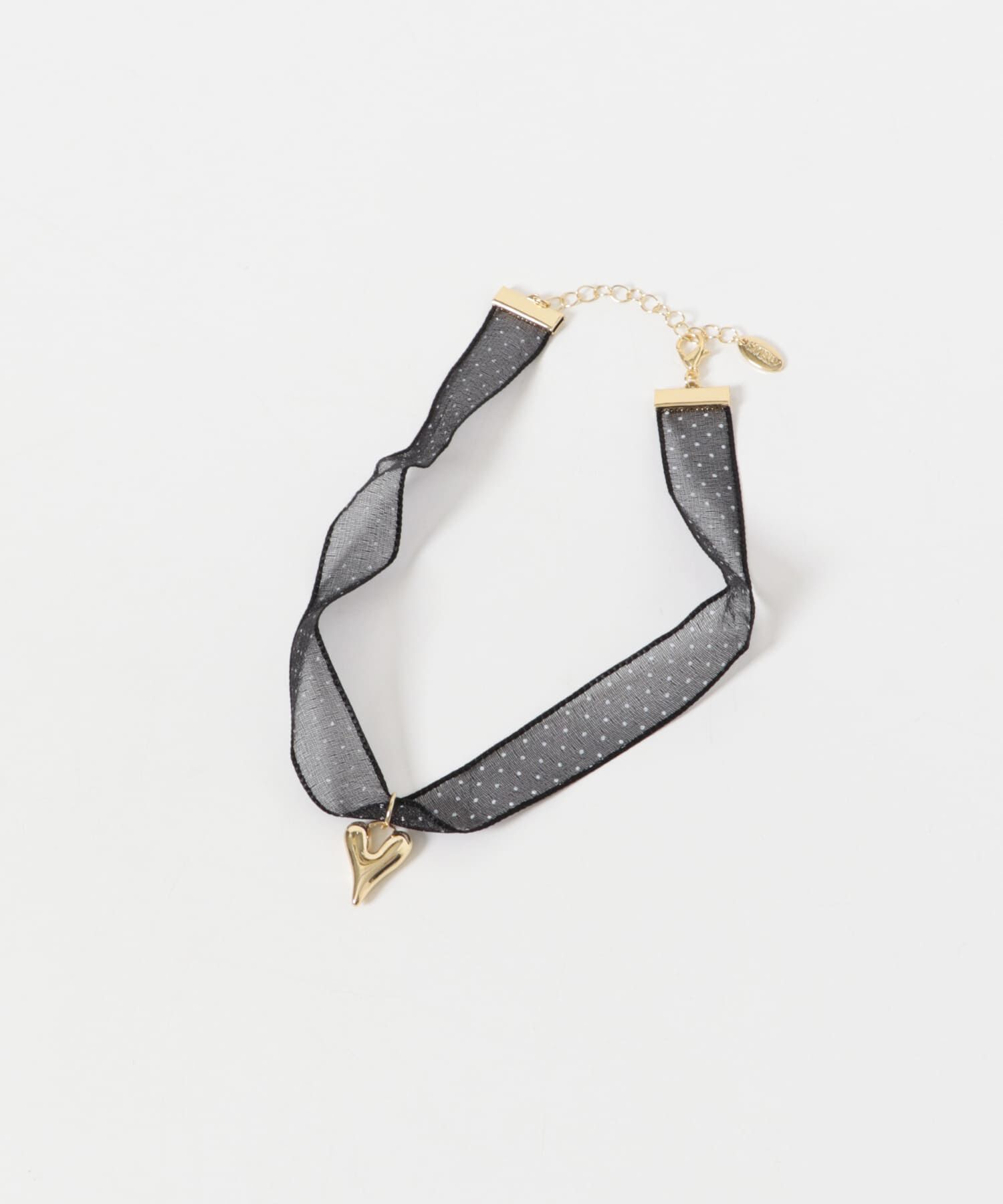 SMELLY「ハートトップドットシアーチョーカー」|ネックレス|
