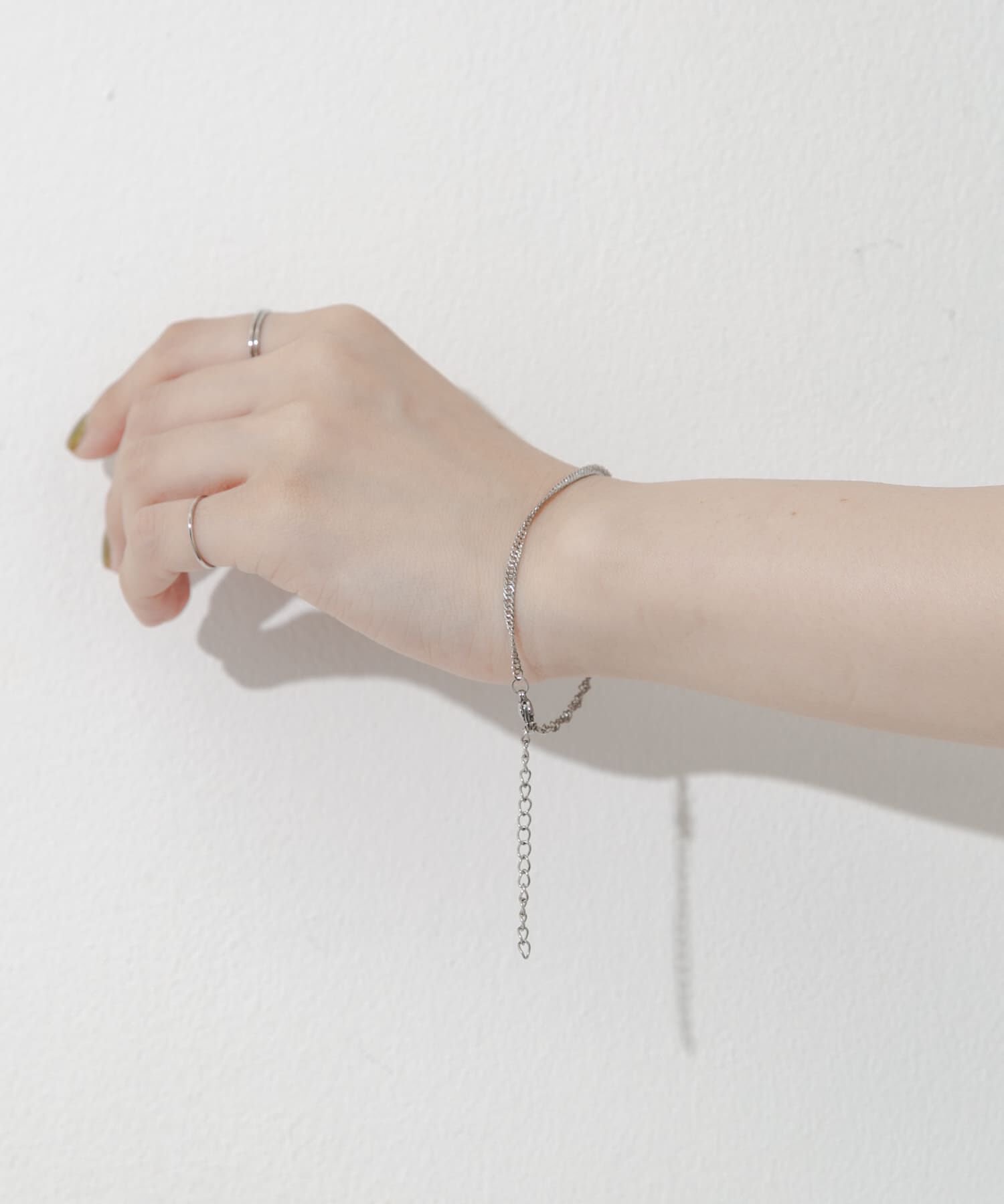 SMELLY「ステンレスツイストチェーンブレスレット」|ブレスレット・バングル|