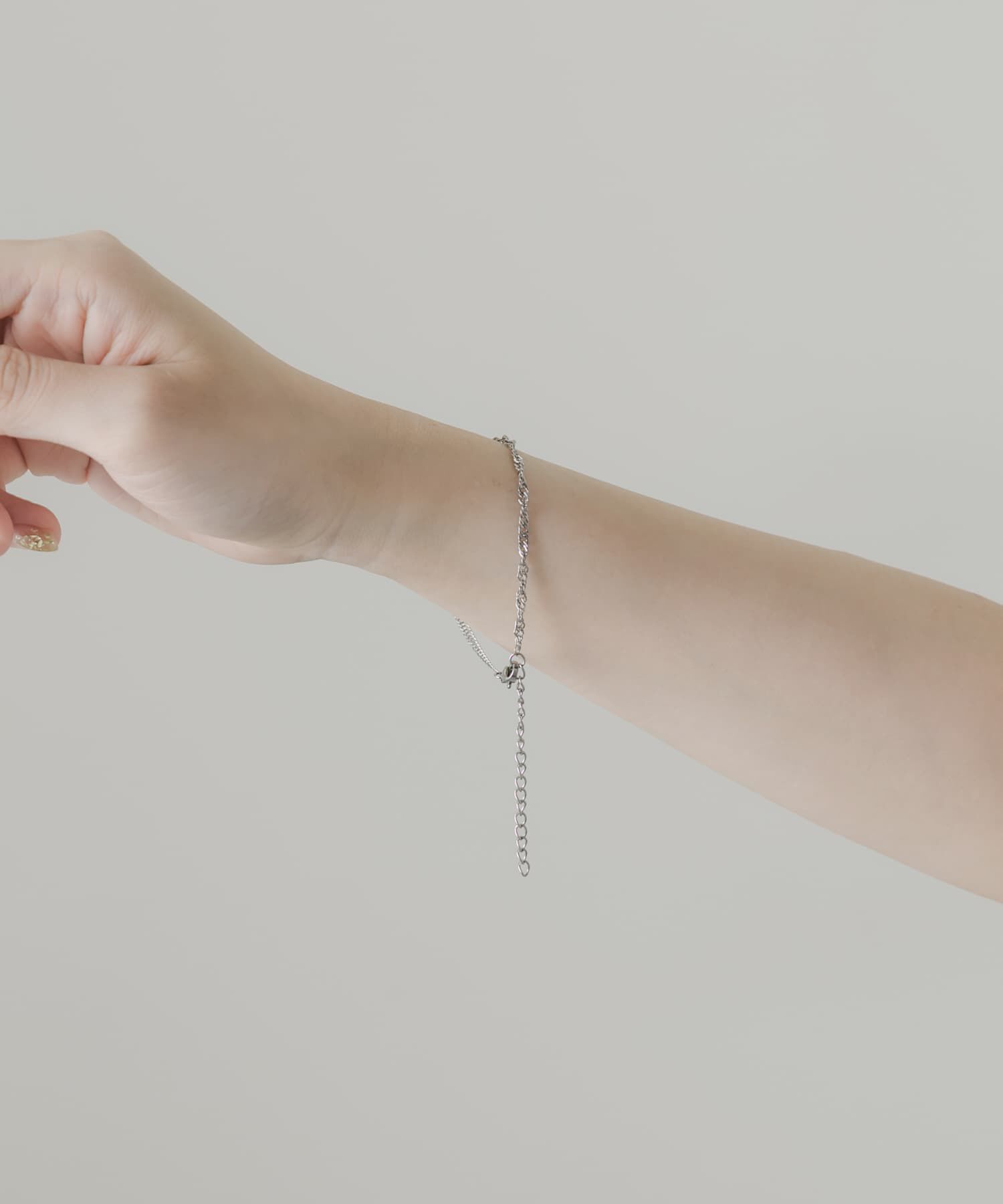 SMELLY「ステンレスツイストチェーンブレスレット」|ブレスレット・バングル|