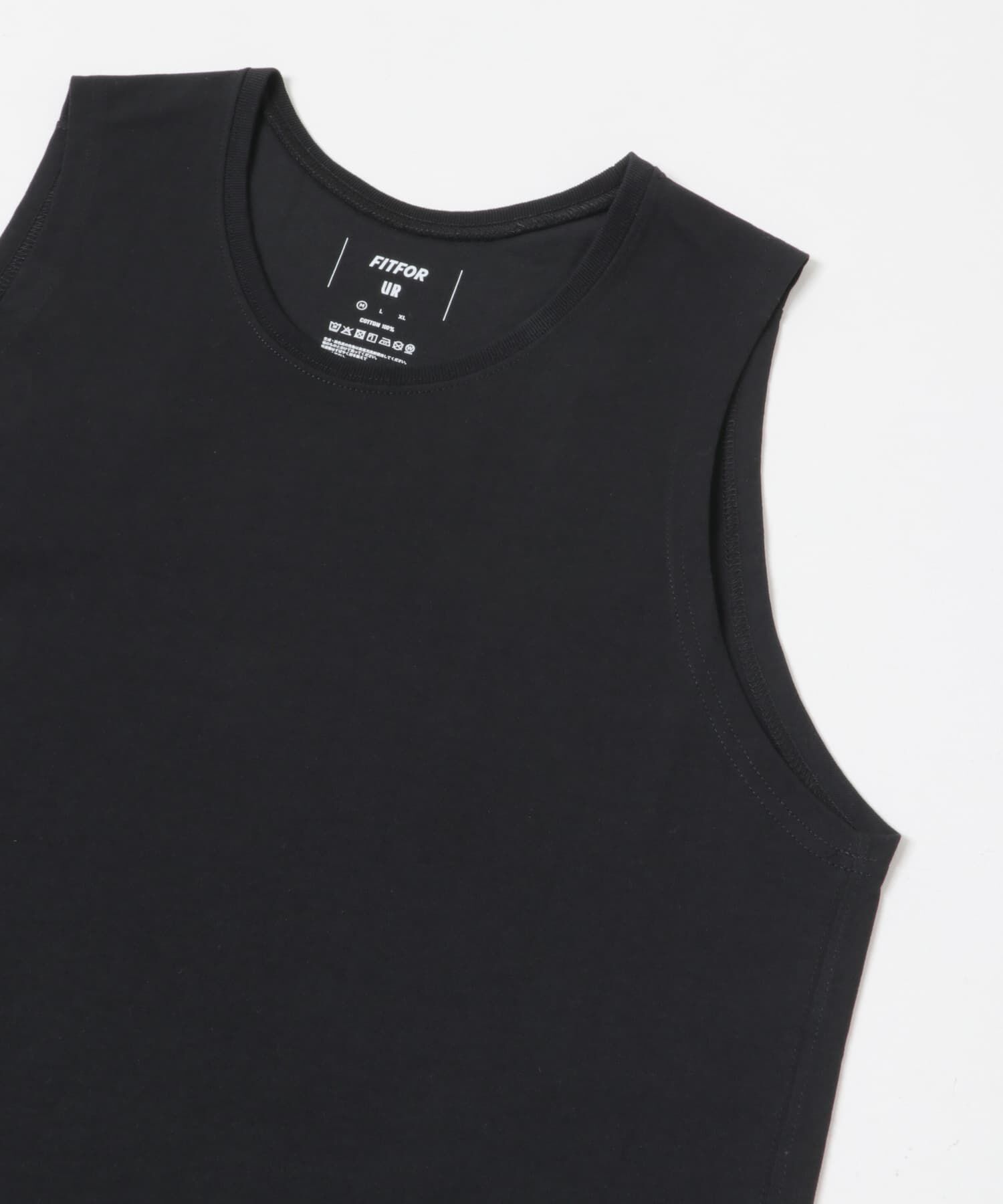 URBAN RESEARCH「『別注』FITFOR&times;URBAN RESEARC　WIDE SLEEVE LESS T-SHIRTS」|タンクトップ|