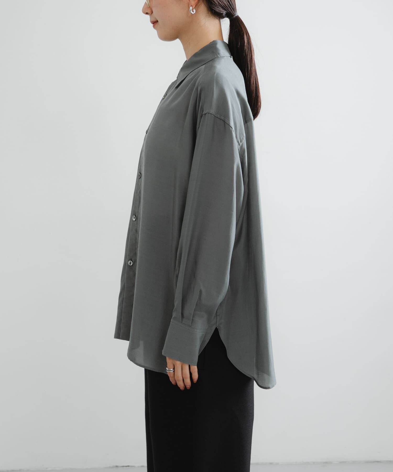 URBAN RESEARCH「new basic　WASHABLE CUPRA SHIRTS」|シャツ・ブラウス|