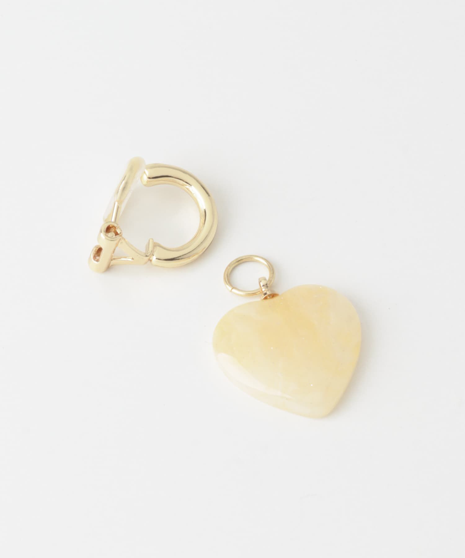 SMELLY「ジュシハートフープイヤリング」|イヤリング|