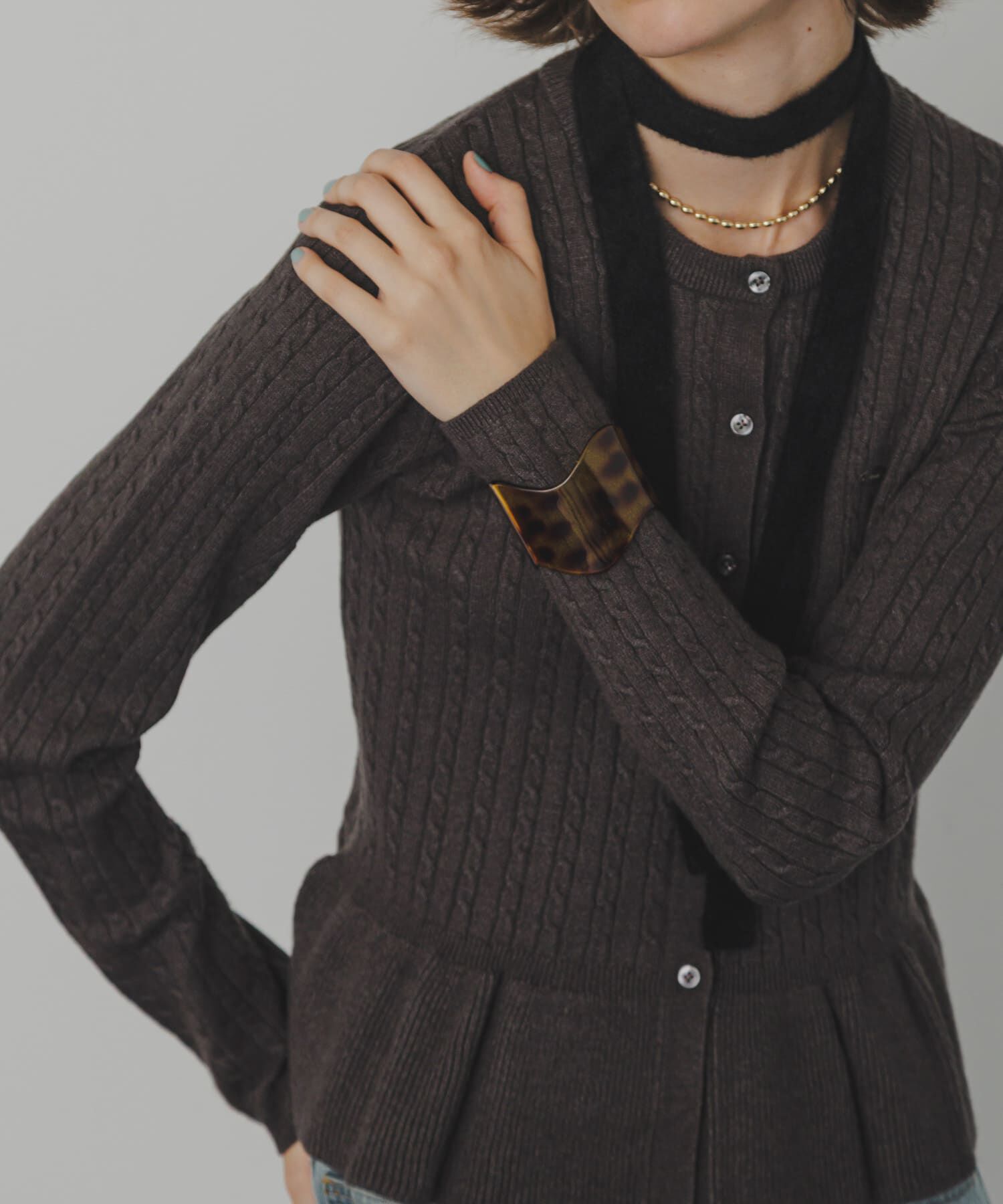 SMELLY「デミパターンワイドバングル」|ブレスレット・バングル|