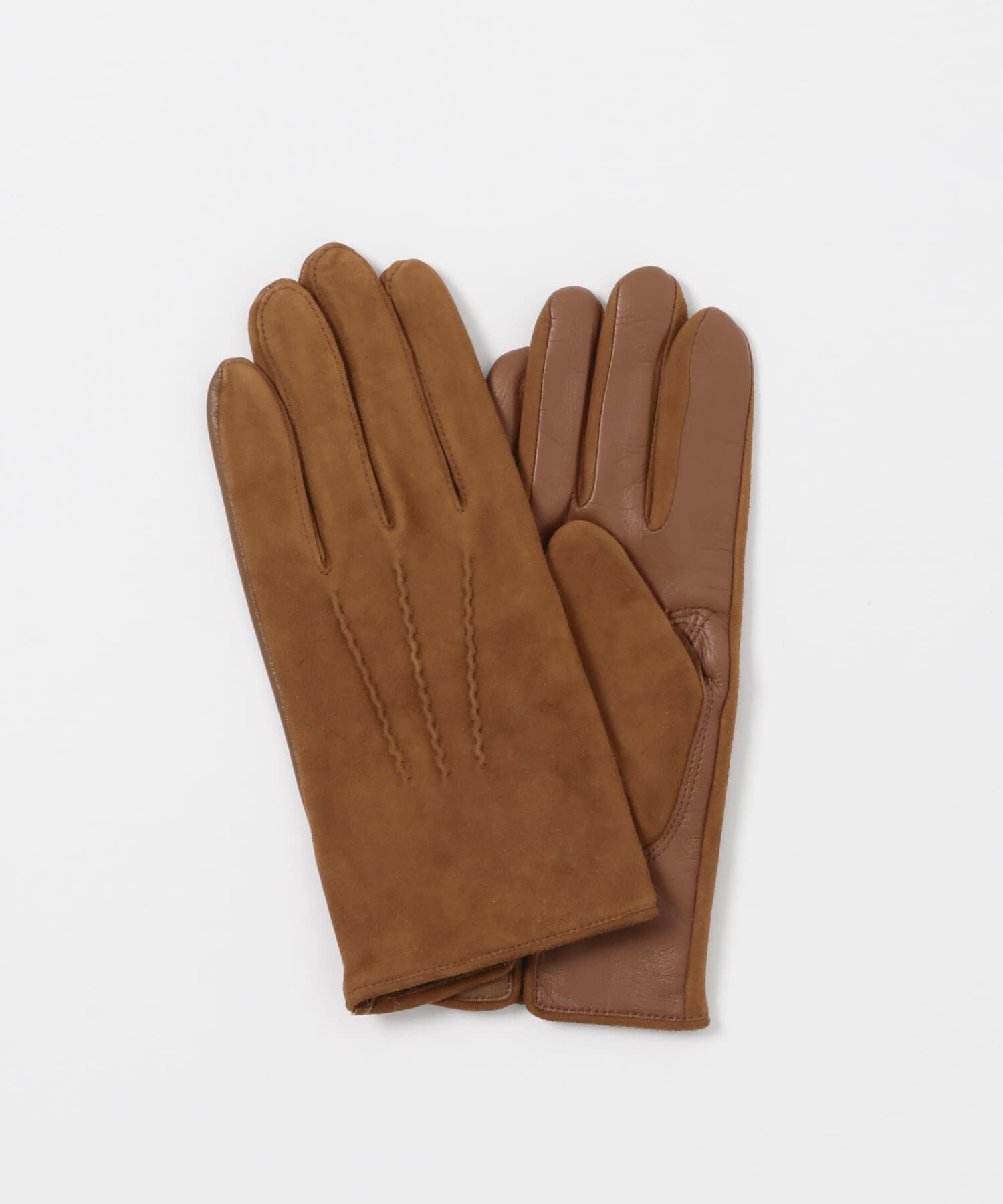 URBAN RESEARCH「GLOVES　TOUCH SUEDE/LAMBSKIN」|手袋|ブラウン