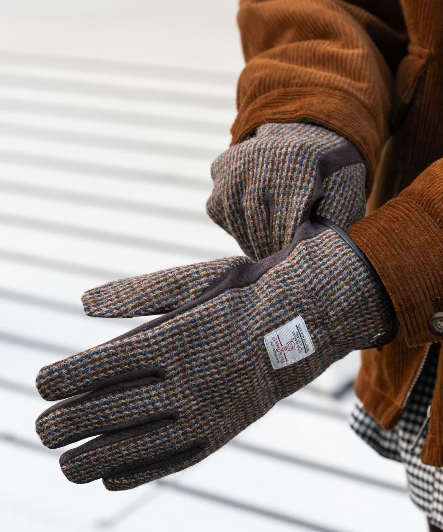 Sonny Label 「HARRIS TWEEDグローブ」|手袋|