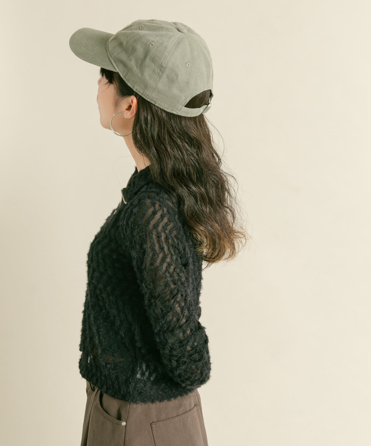  「フロントZIPフェザーロングTEE」|Tシャツ・カットソー|