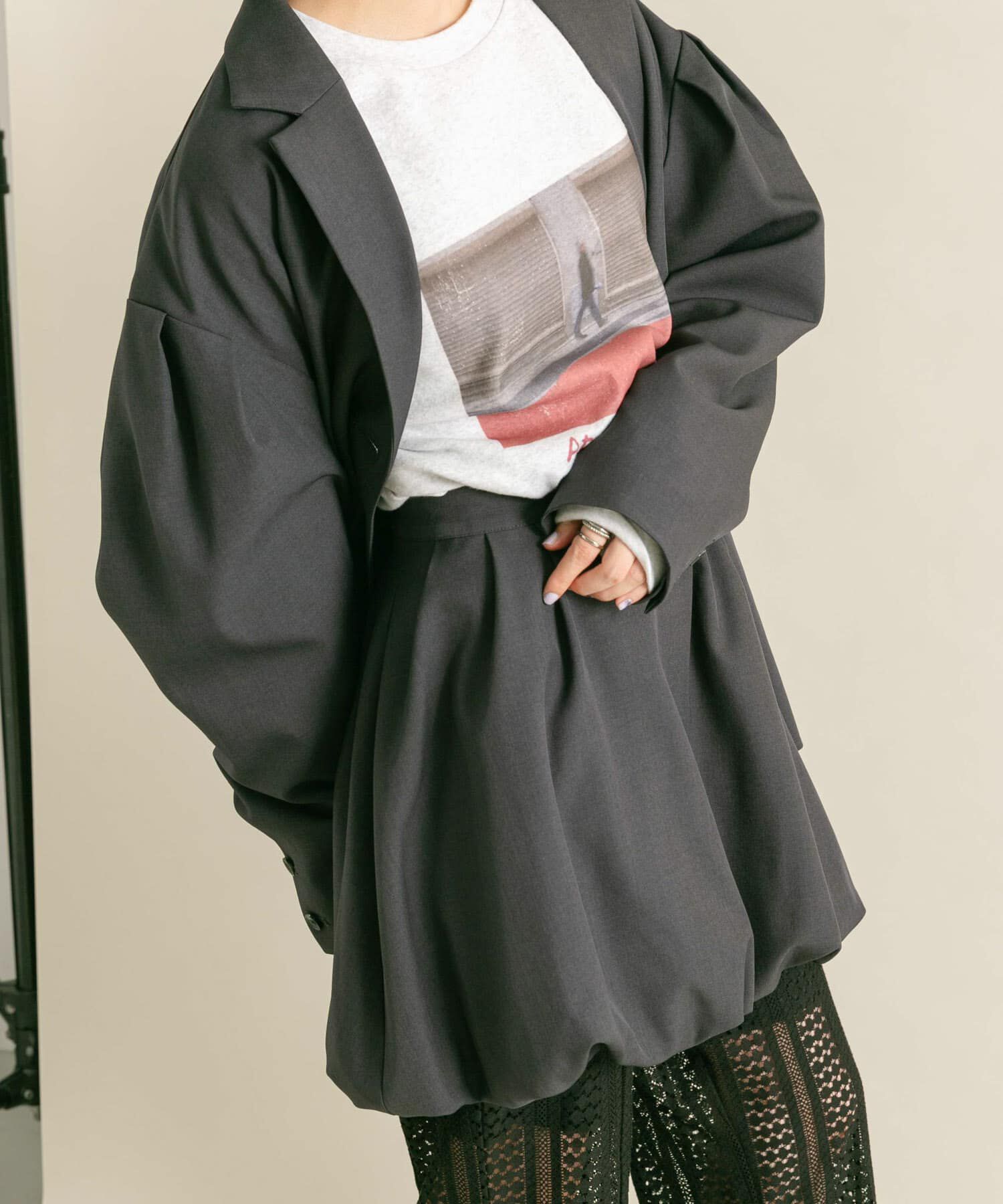  「バルーンミニスカート」|スカート|