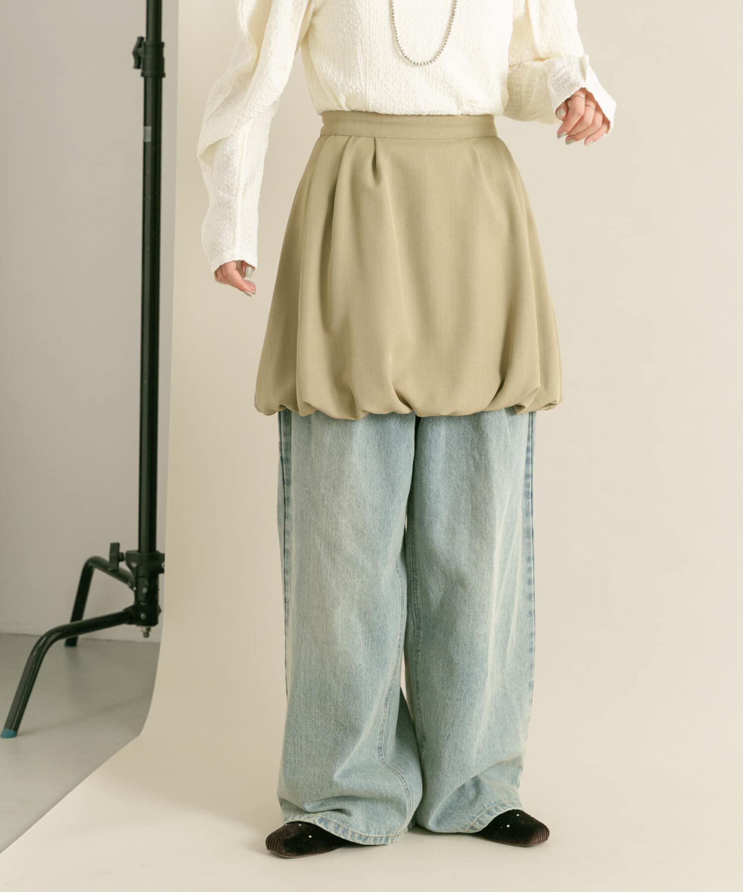  「バルーンミニスカート」|スカート|