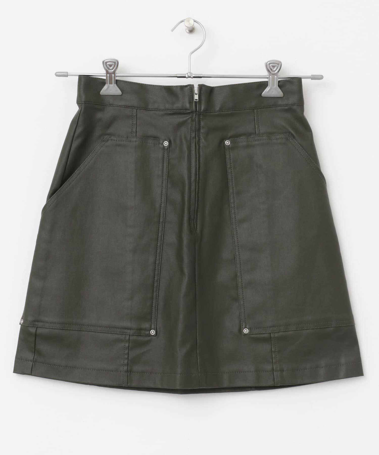  「コーティングミニスカート」|スカート|