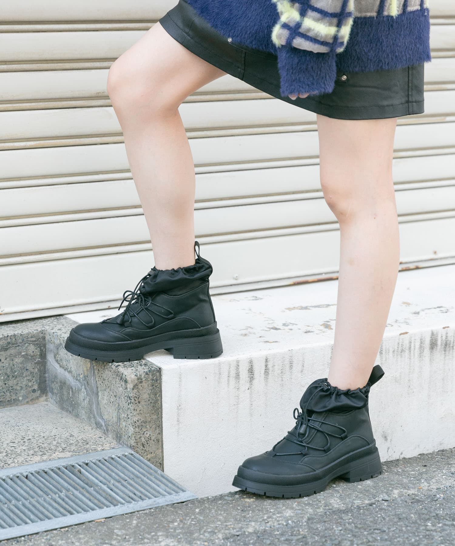  「タンクソールワークブーツ」|ショートブーツ|