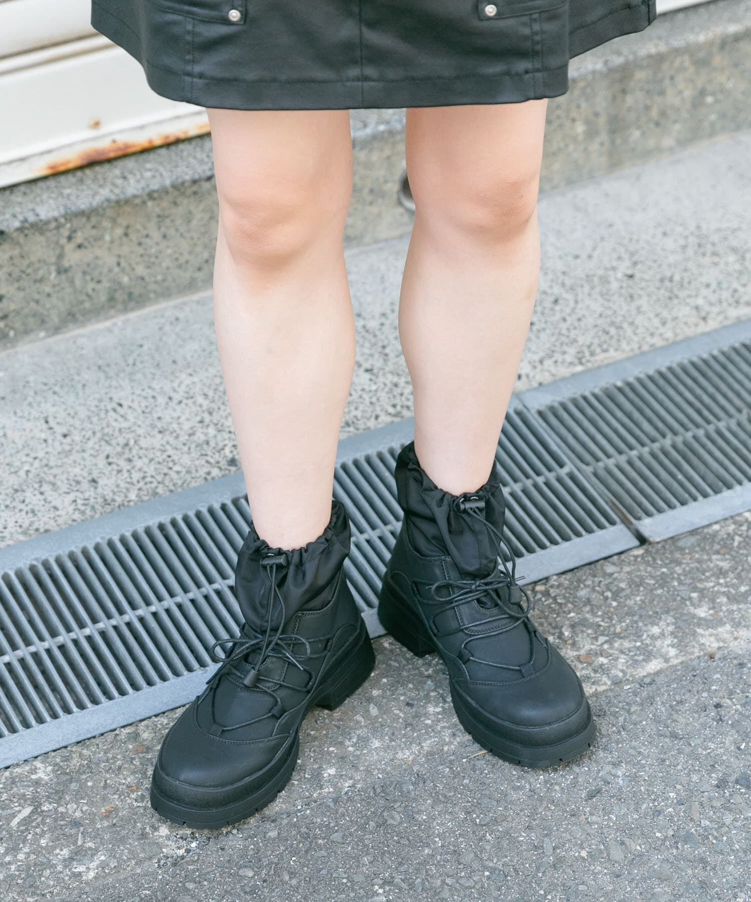  「タンクソールワークブーツ」|ショートブーツ|