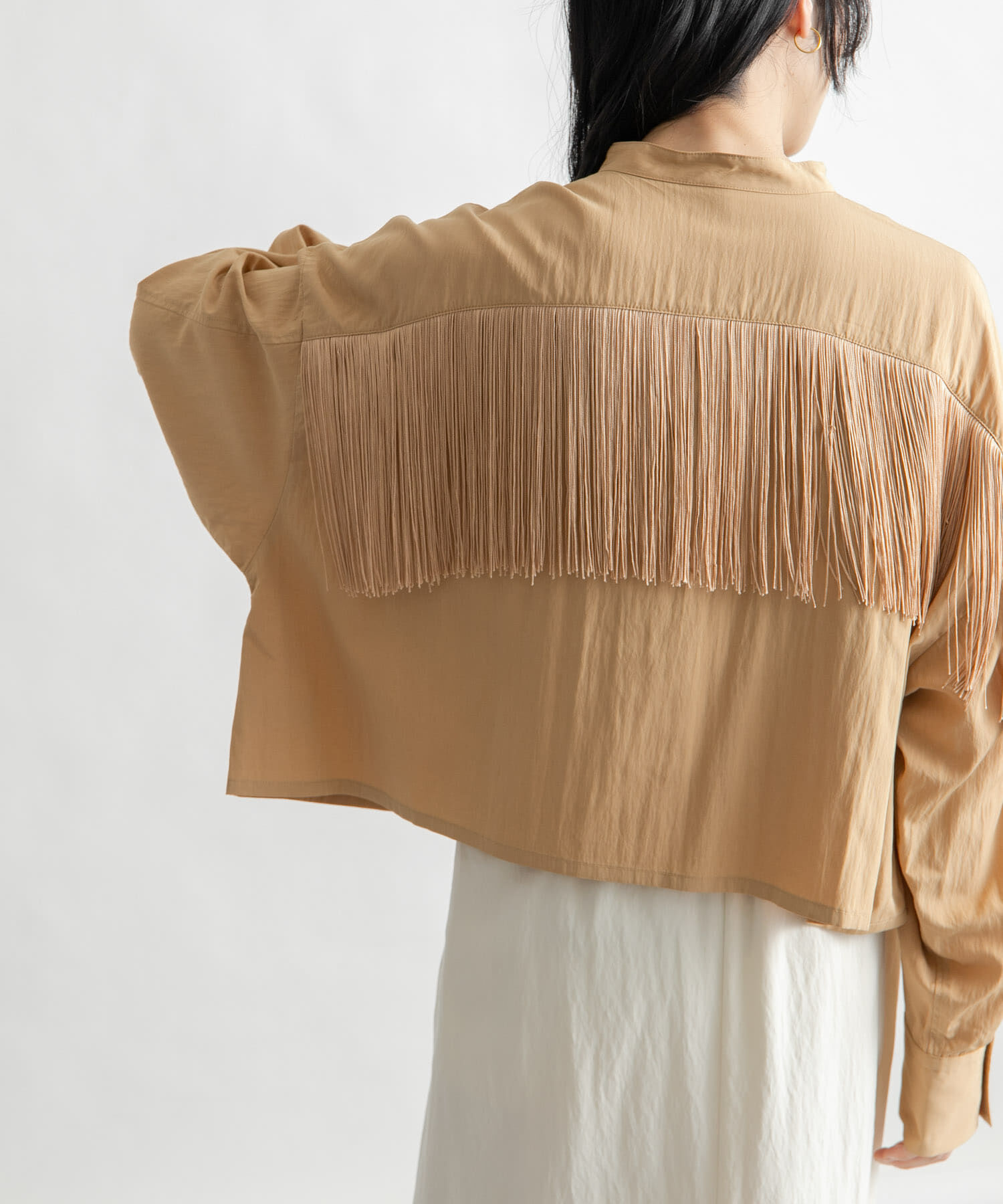  「フリンジデザインシャツ」|シャツ・ブラウス|