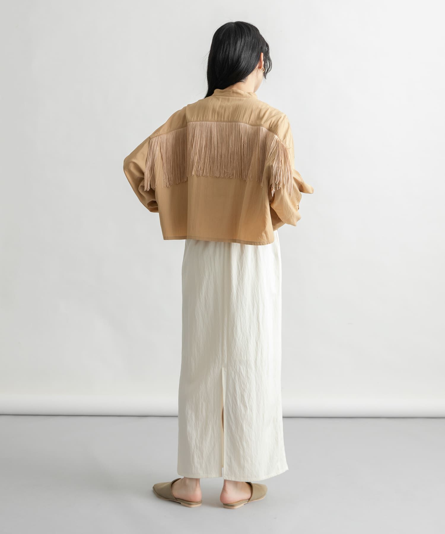  「フリンジデザインシャツ」|シャツ・ブラウス|