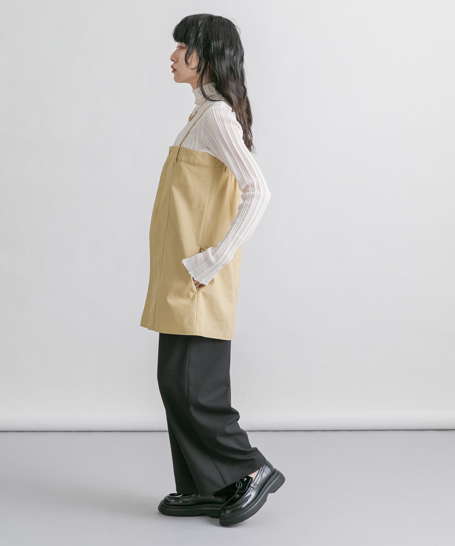  「フロントZIPミニワンピース」|ワンピース|