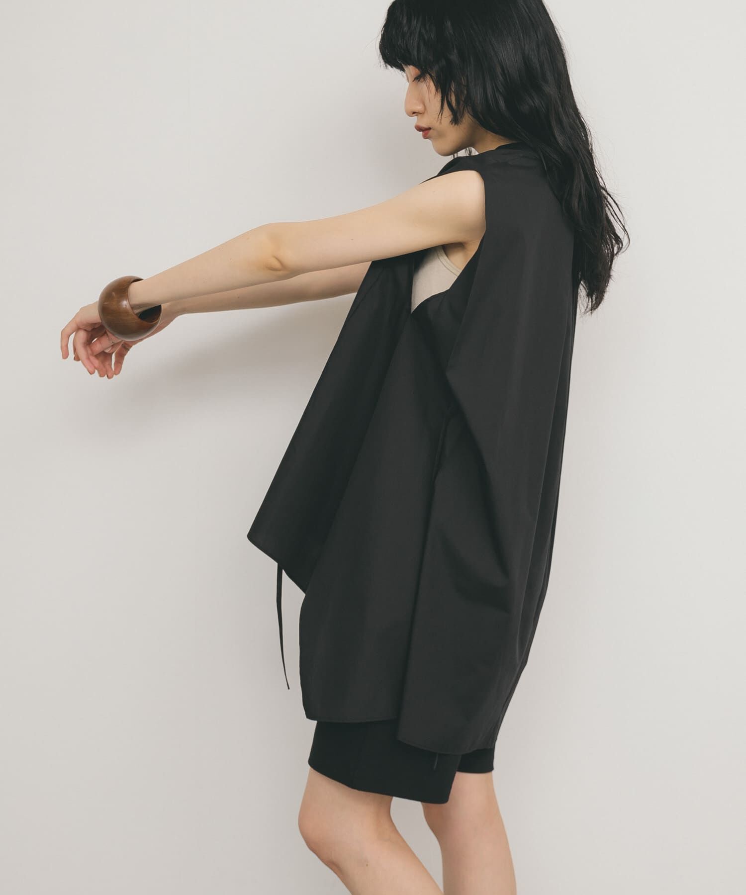  「BACKボリュームギャザーブラウス」|シャツ・ブラウス|