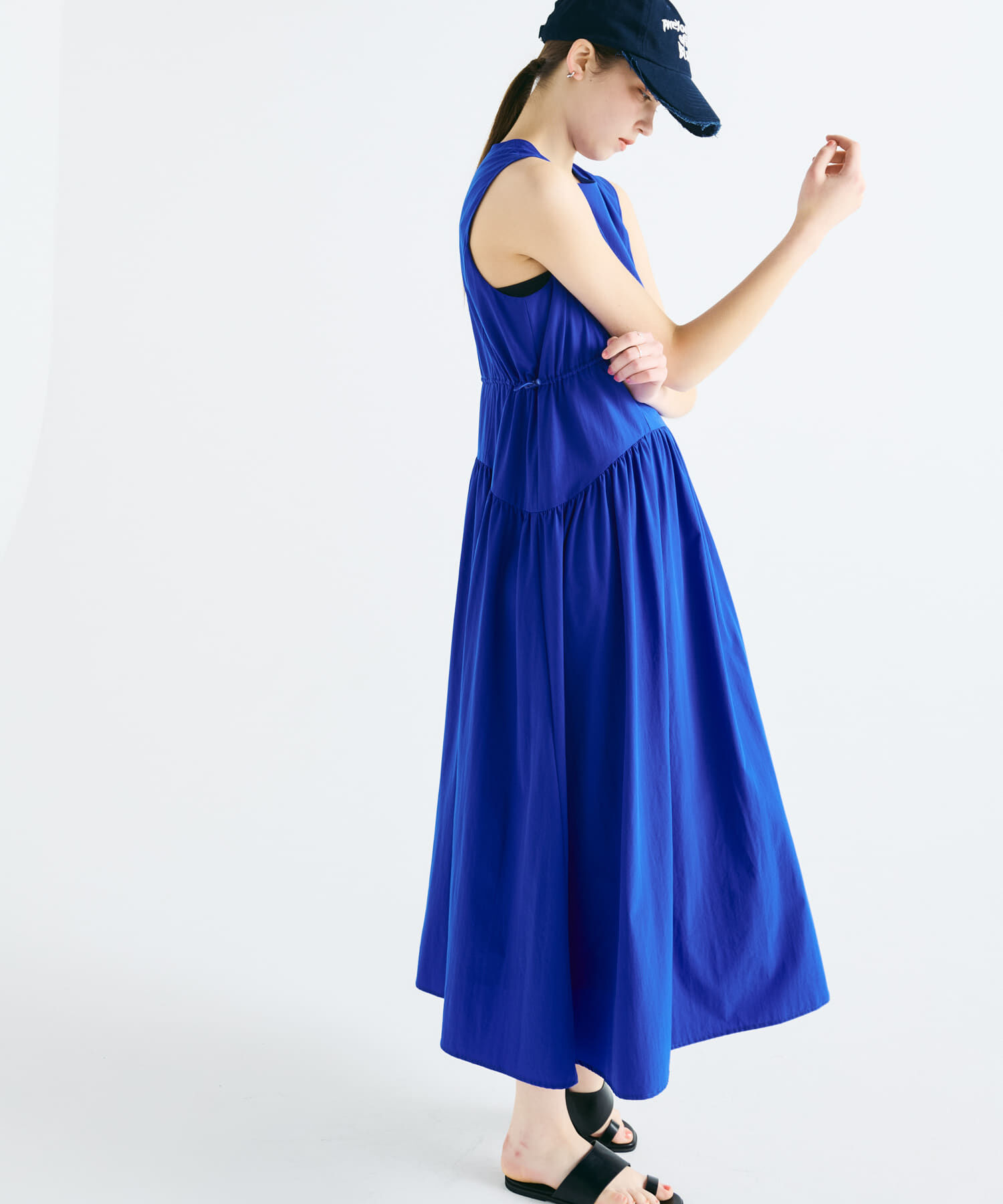  「ノースリーブドロストワンピース」|ワンピース|