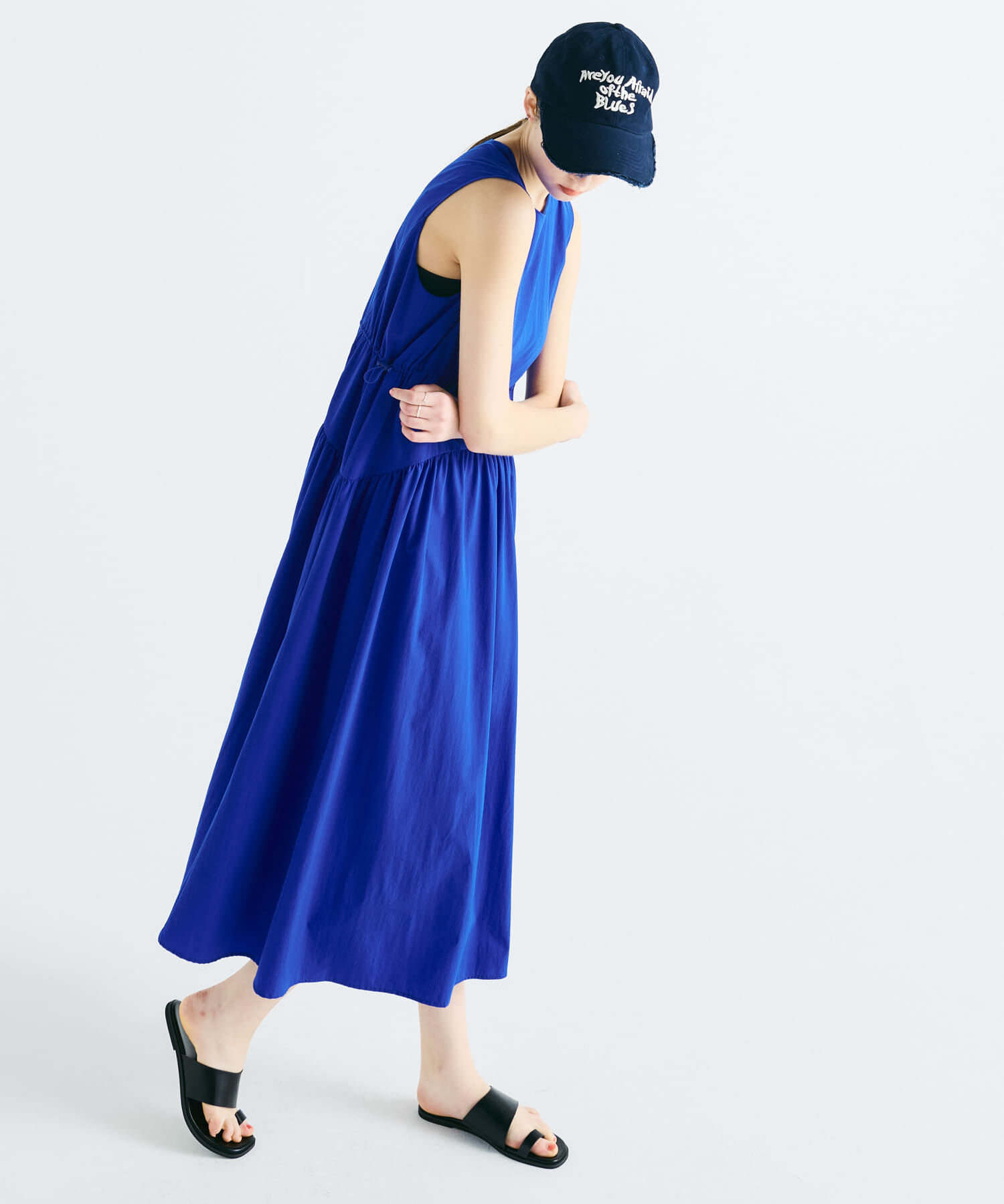  「ノースリーブドロストワンピース」|ワンピース|