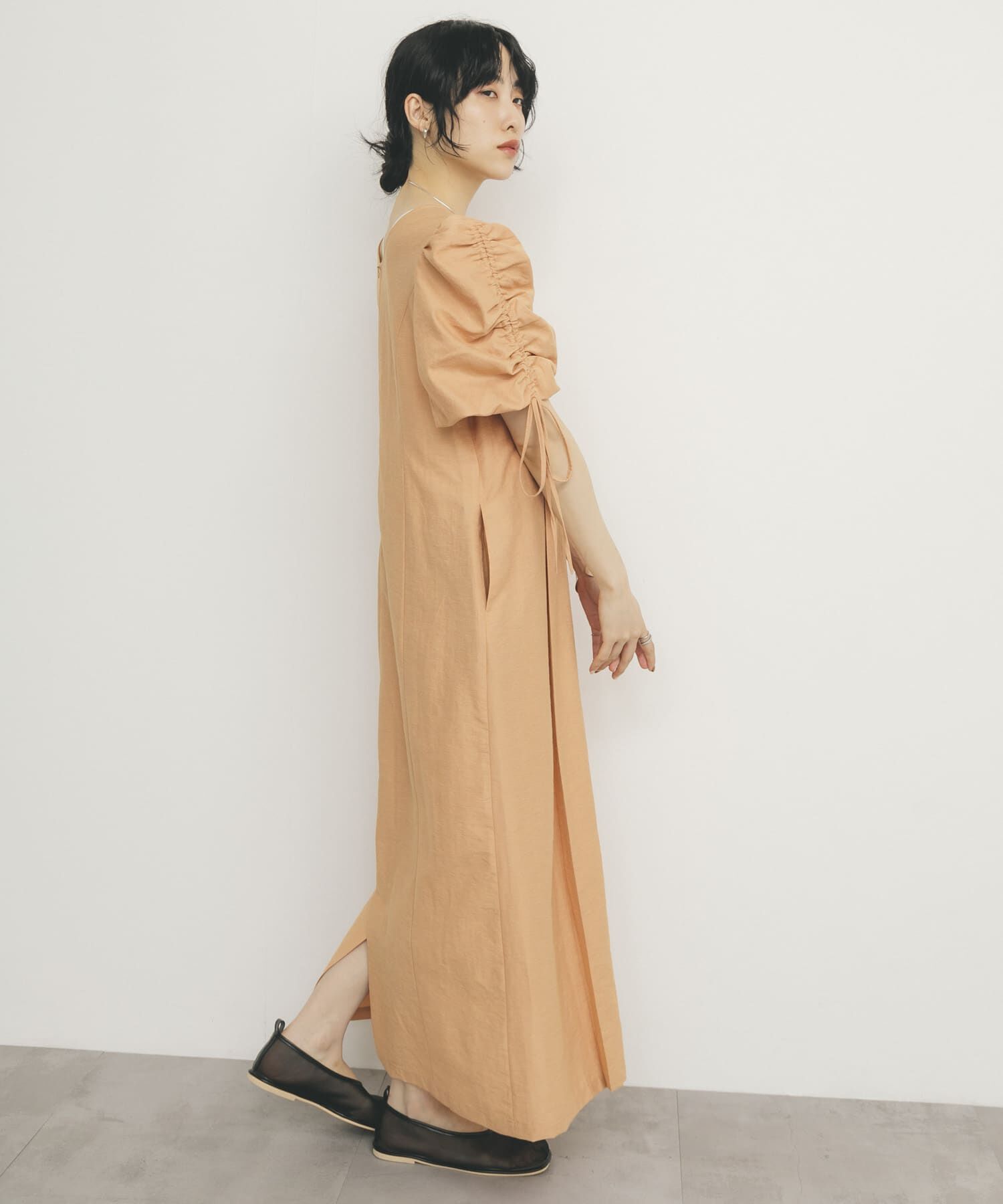  「『2サイズ展開』ドロストスリーブワンピース」|ワンピース|