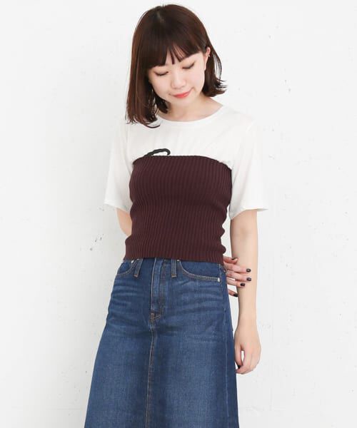  「KBF+　ニットビスチェ&there4;」|ニット・セーター|