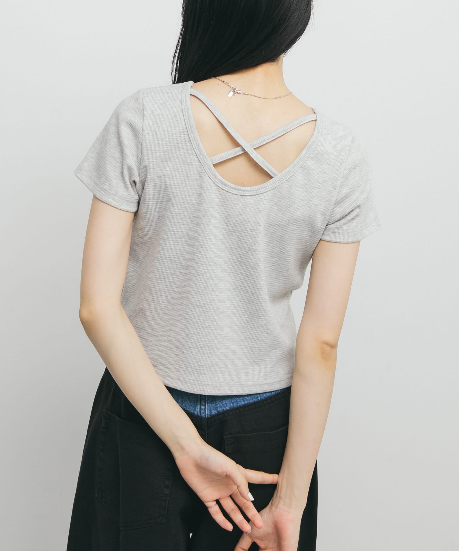  「バッククロスTEE」|Tシャツ・カットソー|