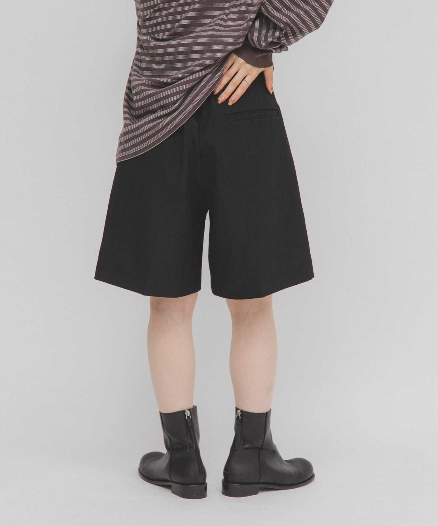  「シンプルショートパンツ」|その他|ブラック