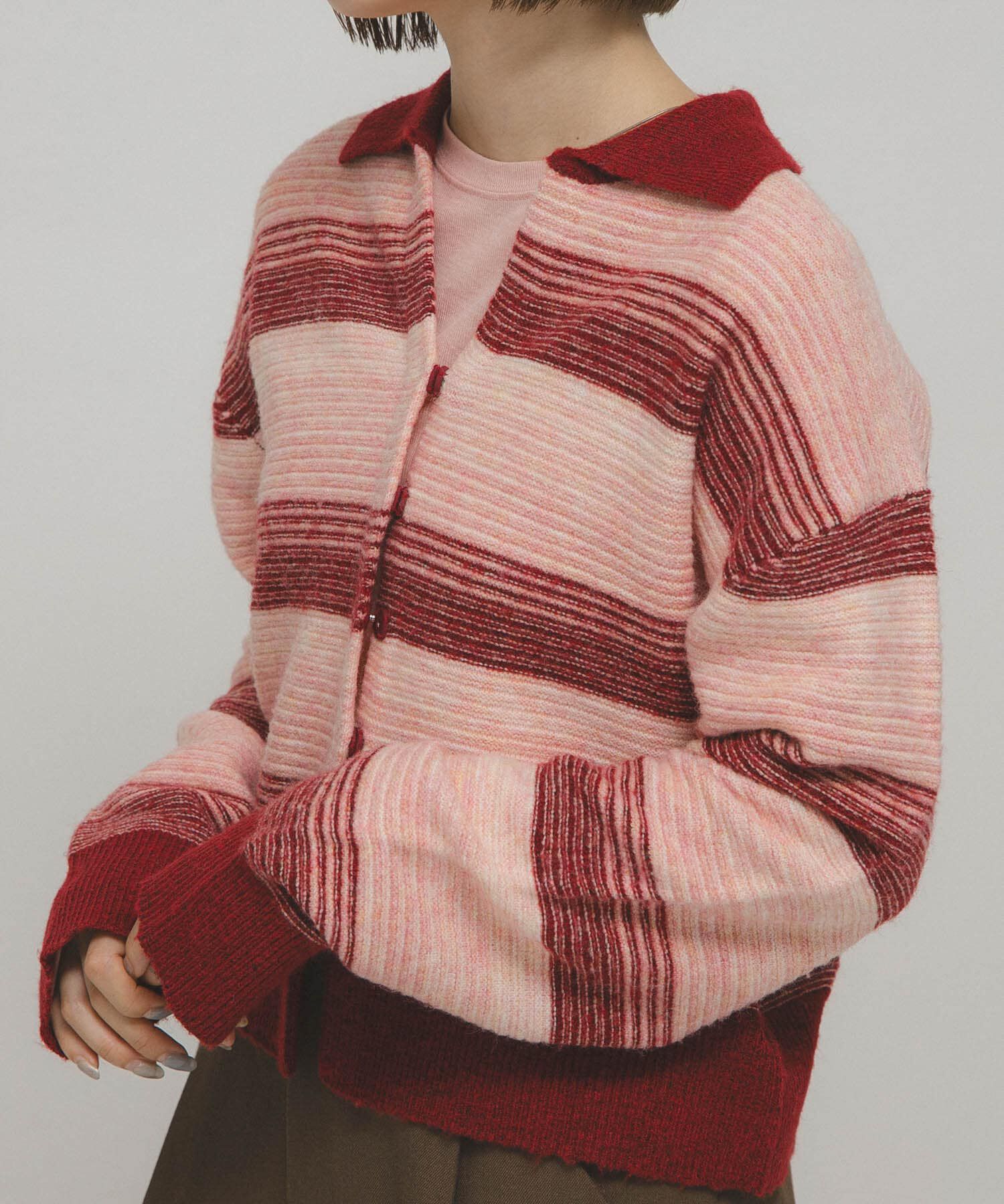  「グラデーションボーダーカーディガン」|カーディガン|