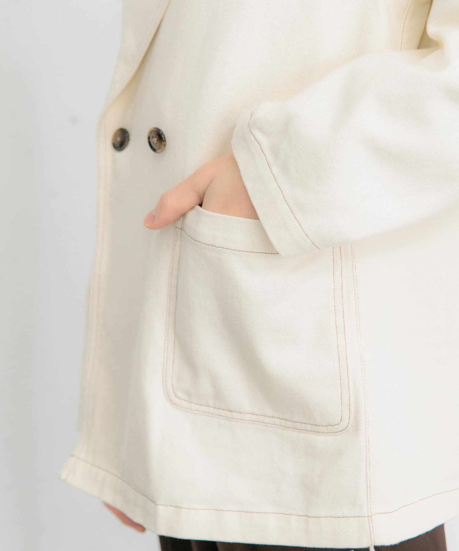 SENSE OF PLACE by URBAN RESEARCH「カツラギステッチアウトルーズジャケット」|その他|