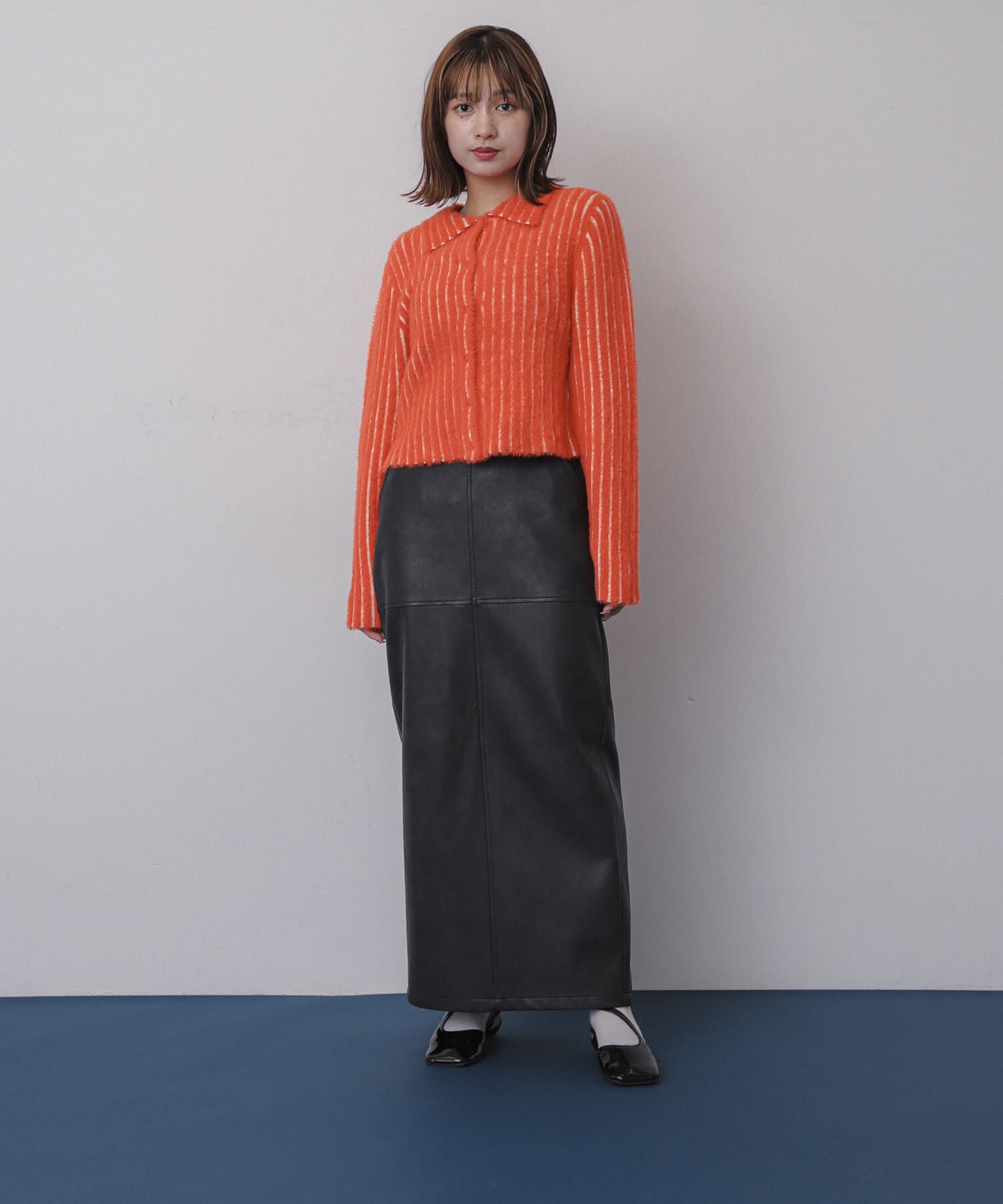 SENSE OF PLACE by URBAN RESEARCH「ヴィンテージレザーライクペンシルスカート」|スカート|