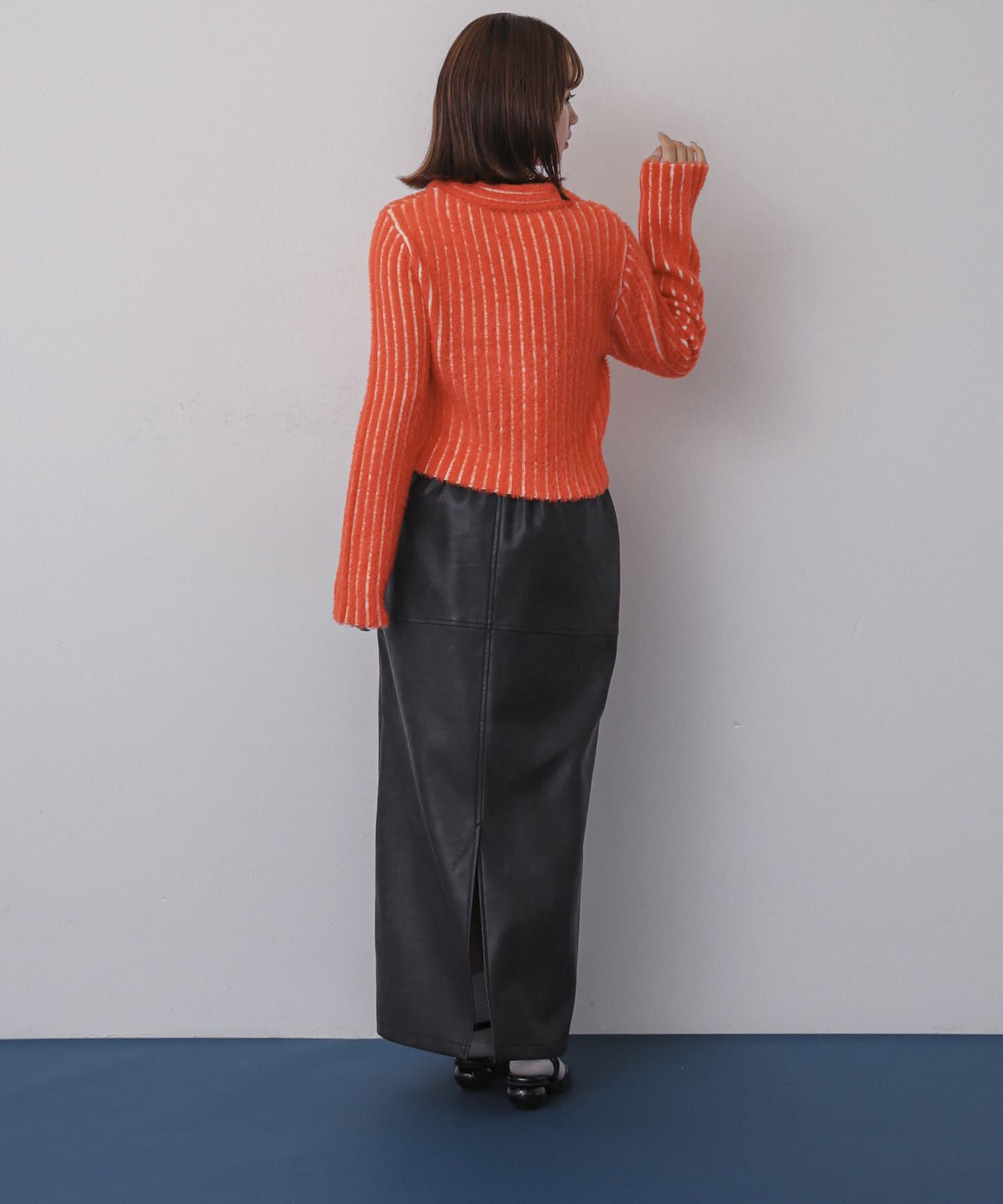 SENSE OF PLACE by URBAN RESEARCH「ヴィンテージレザーライクペンシルスカート」|スカート|