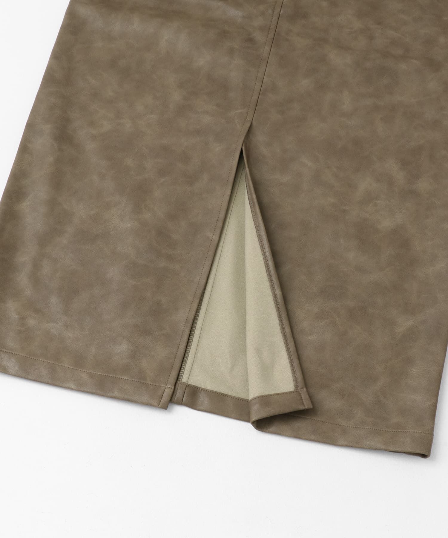 SENSE OF PLACE by URBAN RESEARCH「ヴィンテージレザーライクペンシルスカート」|スカート|