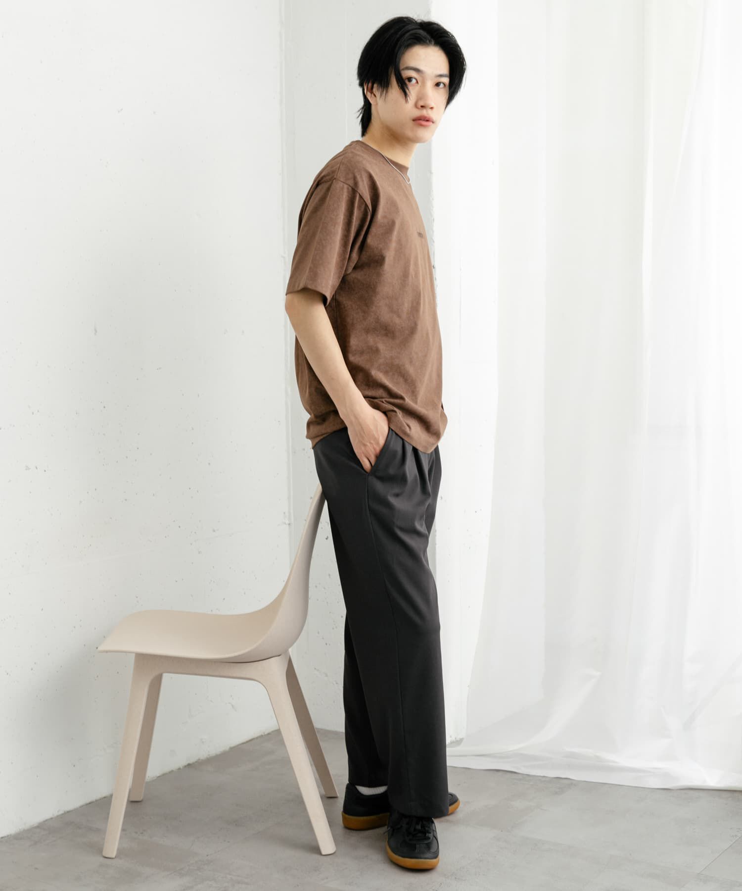 SENSE OF PLACE by URBAN RESEARCH「スノーダイクルーネックロゴTシャツ」|Tシャツ・カットソー|