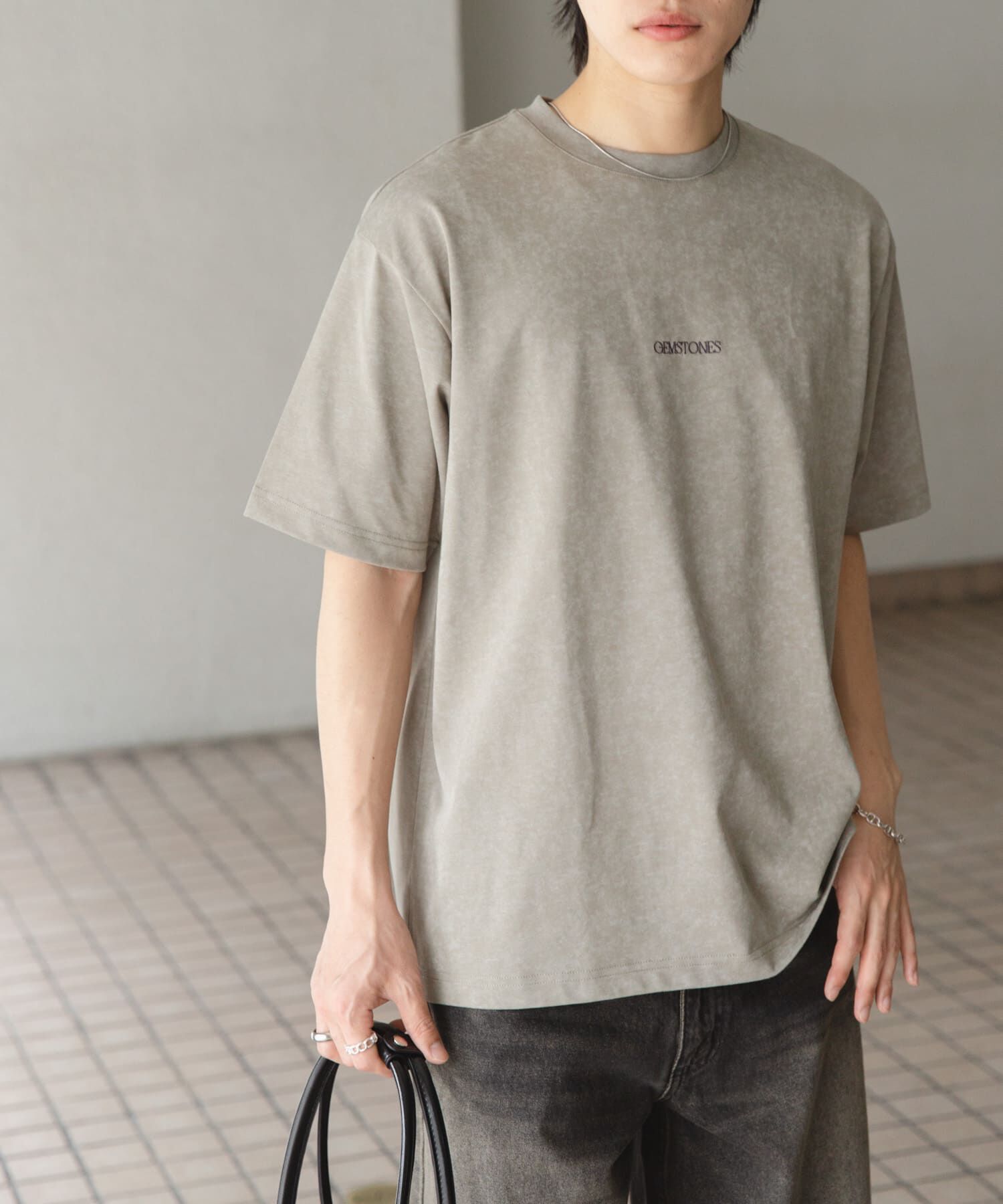 SENSE OF PLACE by URBAN RESEARCH「スノーダイクルーネックロゴTシャツ」|Tシャツ・カットソー|カーキ