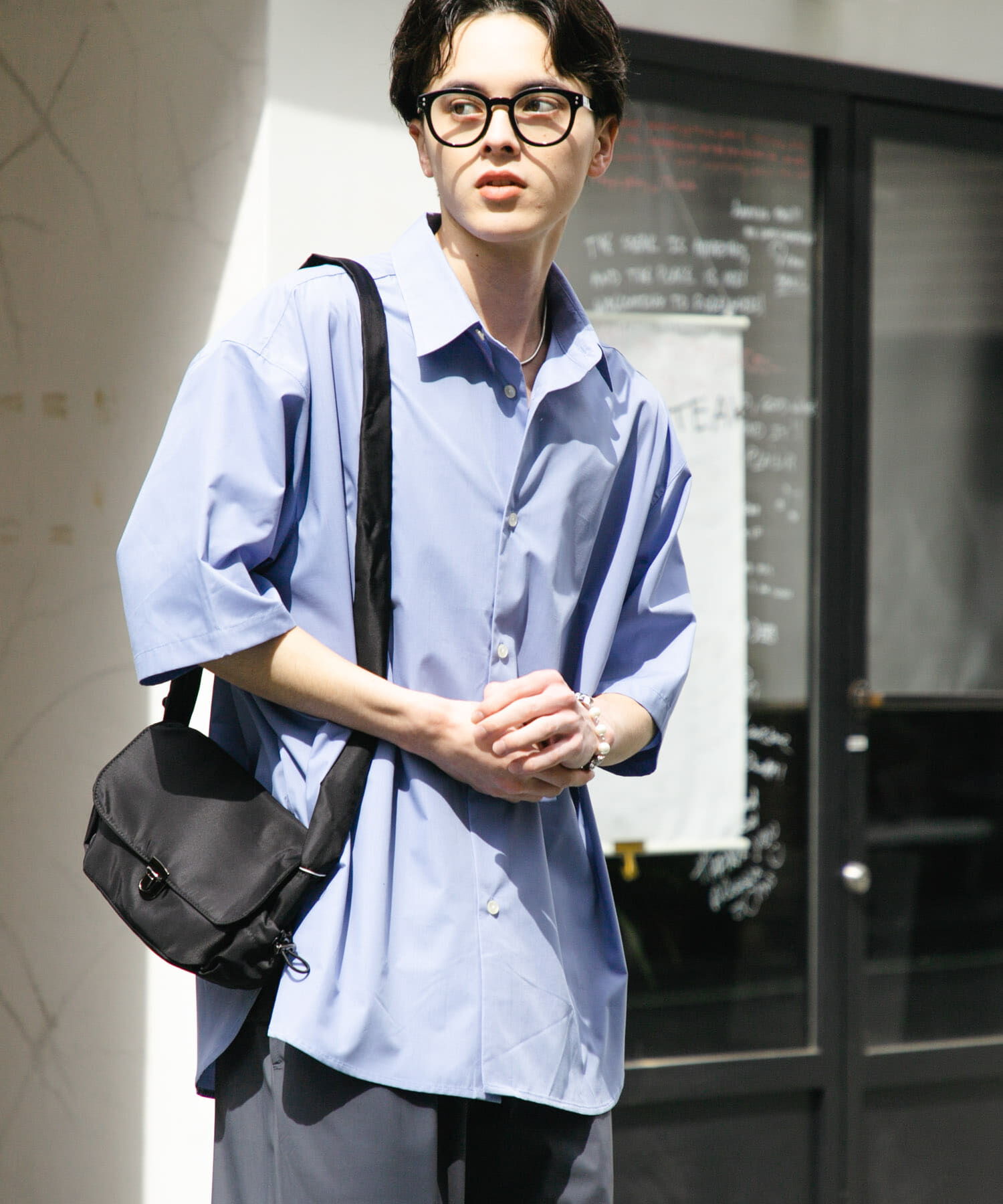 SENSE OF PLACE by URBAN RESEARCH「『ﾕﾆｾｯｸｽ』ﾘﾗｯｸｽﾌｨｯﾄﾚｷﾞｭﾗｰｶﾗｰｼｮｰﾄｽﾘｰ 」|シャツ・ブラウス|