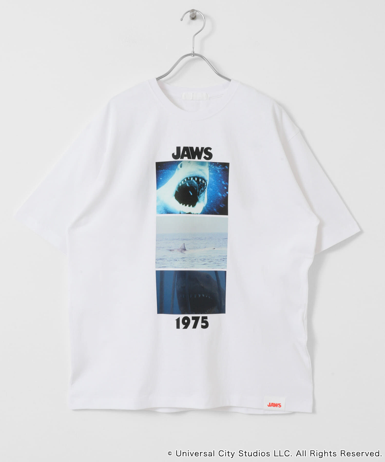 SENSE OF PLACE by URBAN RESEARCH「『別注』SENSE OF PLACE&times;JAWS　プリントT-SHIRTS/A」|Tシャツ・カットソー|