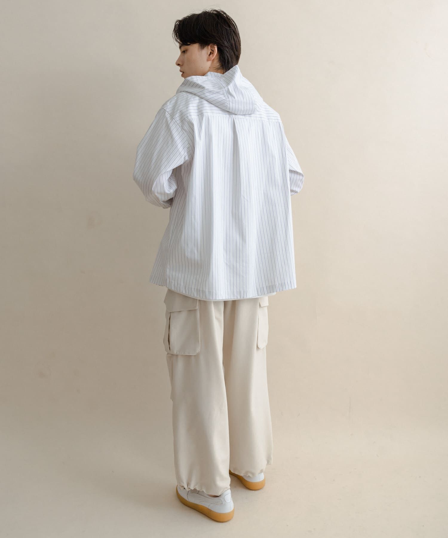 SENSE OF PLACE by URBAN RESEARCH「ストライプフーディールーズシャツ」|シャツ・ブラウス|