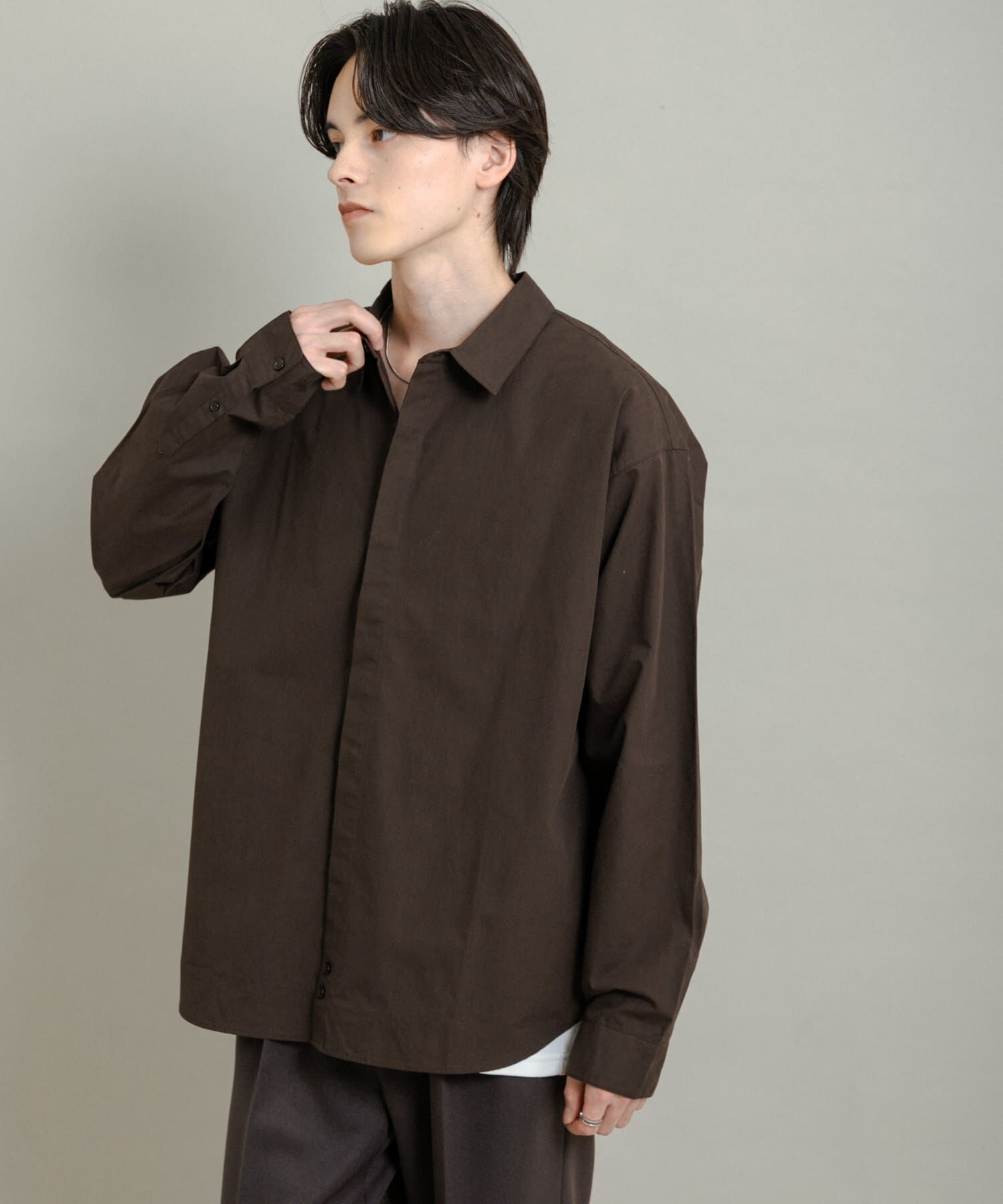 SENSE OF PLACE by URBAN RESEARCH「コンフォートピーチブロードシャツ」|シャツ・ブラウス|