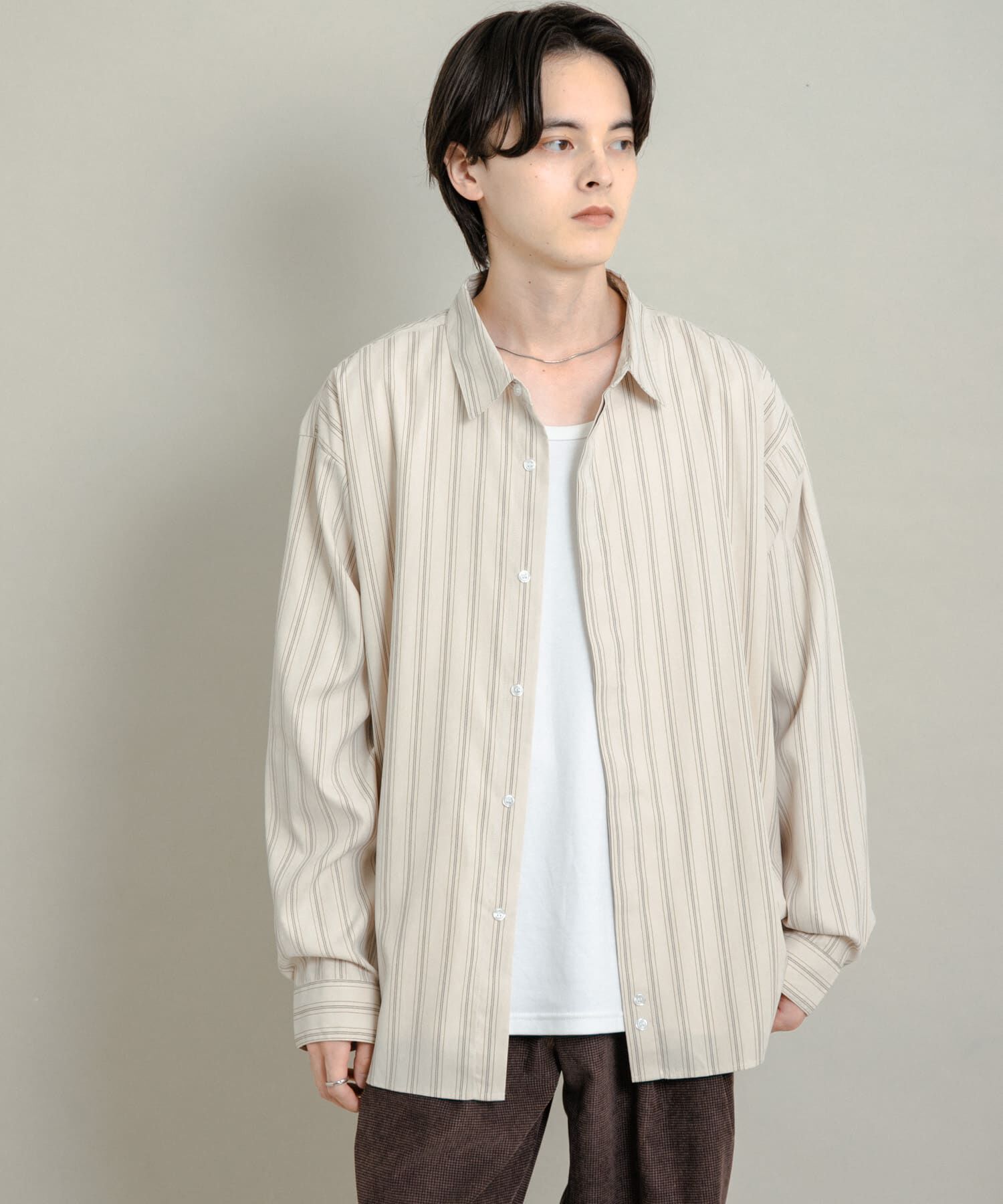 SENSE OF PLACE by URBAN RESEARCH「コンフォートピーチブロードシャツ」|シャツ・ブラウス|