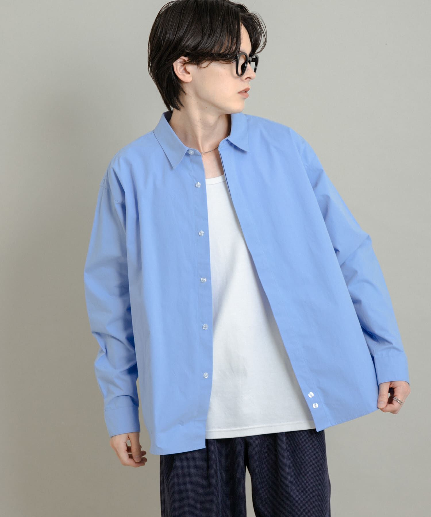 SENSE OF PLACE by URBAN RESEARCH「コンフォートピーチブロードシャツ」|シャツ・ブラウス|