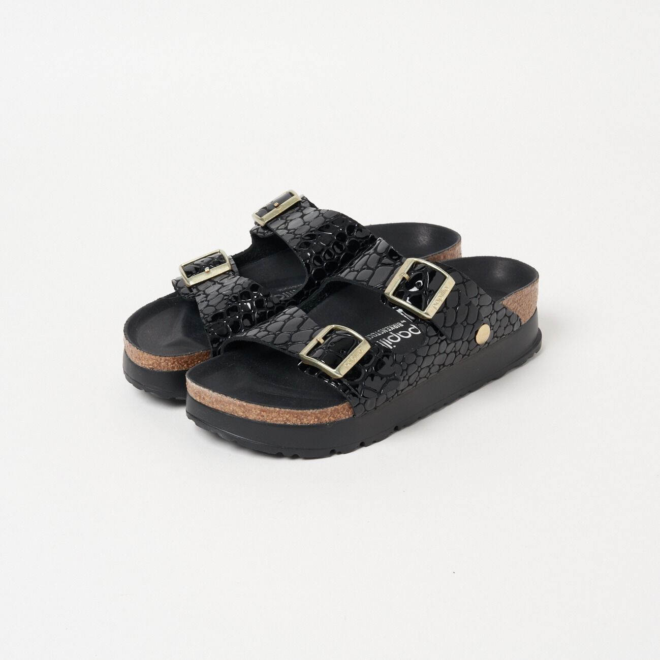  「BIRKENSTOCK ARIZONA FLEX PLATFORM(Papillio by BIRKENSTOCK)」|サンダル|ブラック