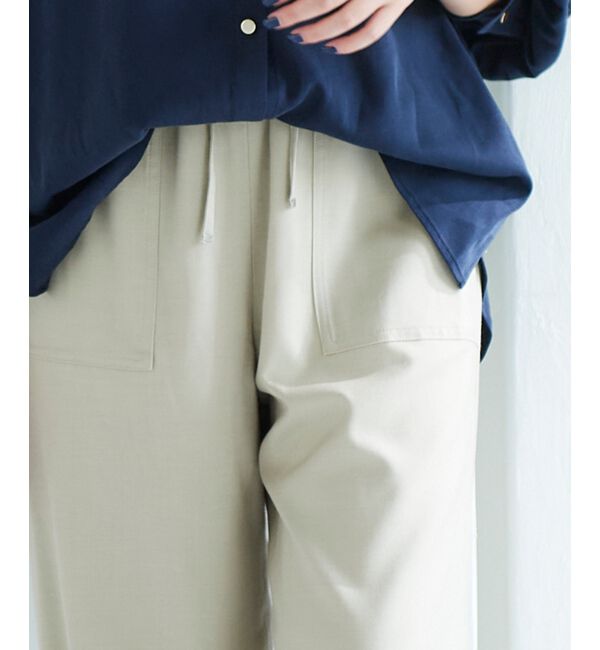 le.coeur blanc「ツイルストレッチイージーパンツ」|その他|