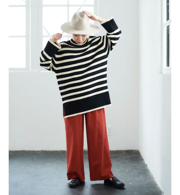 le.coeur blanc「ツイルストレッチイージーパンツ」|その他|