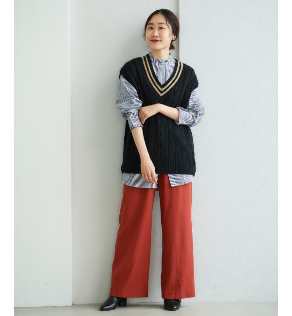 le.coeur blanc「ツイルストレッチイージーパンツ」|その他|