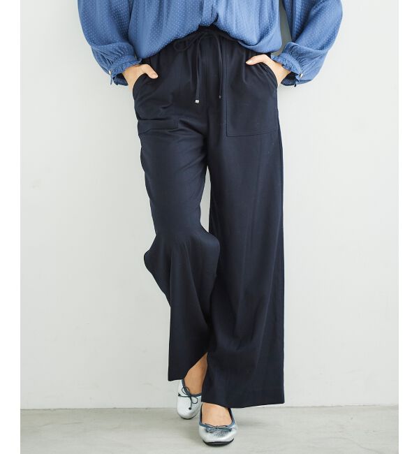 le.coeur blanc「ツイルストレッチイージーパンツ」|その他|