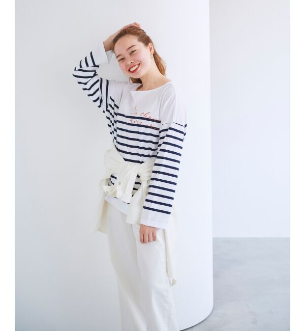 le.coeur blanc「【brush brush&times;le】レタリングBDプルオーバー」|プルオーバー|